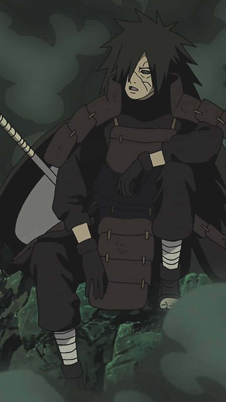 Experience The Power Of The Madara Iphone Background