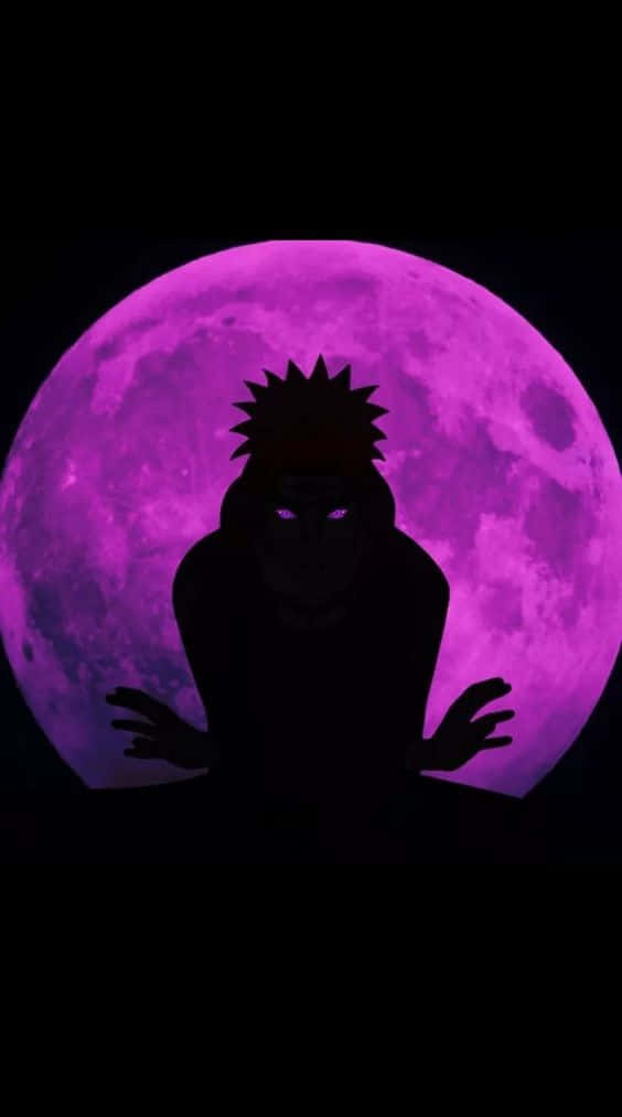 Experience The Power With Purple Sasuke Background