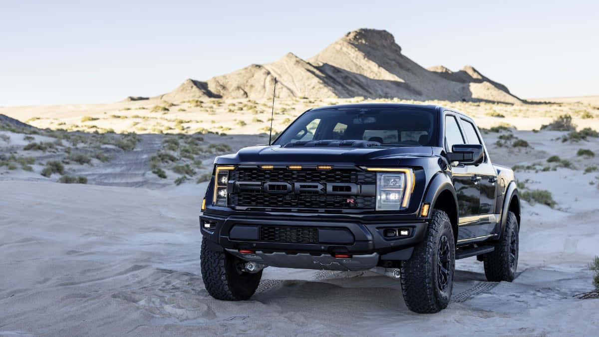 Experience The Power With The Ford F-150 Background