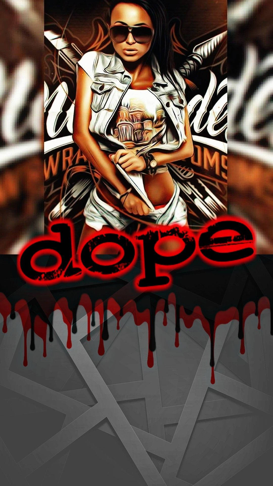 Experience The Rush Of Red Dope! Background