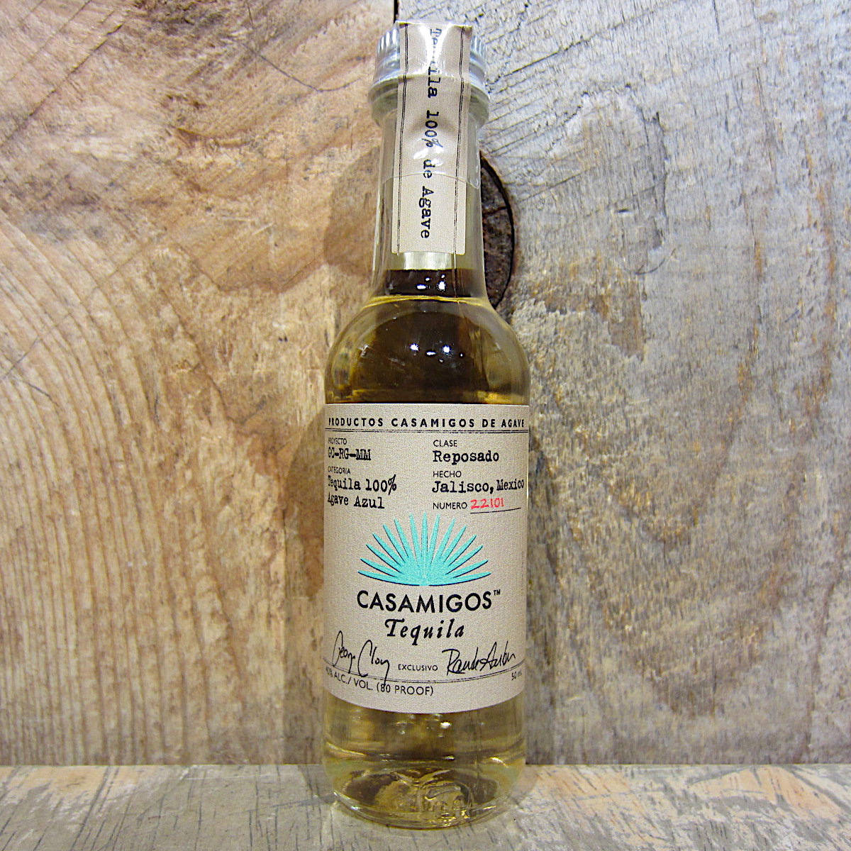 Experience The Smooth Craftsmanship Of Miniature Reposado Casamigos Tequila Background