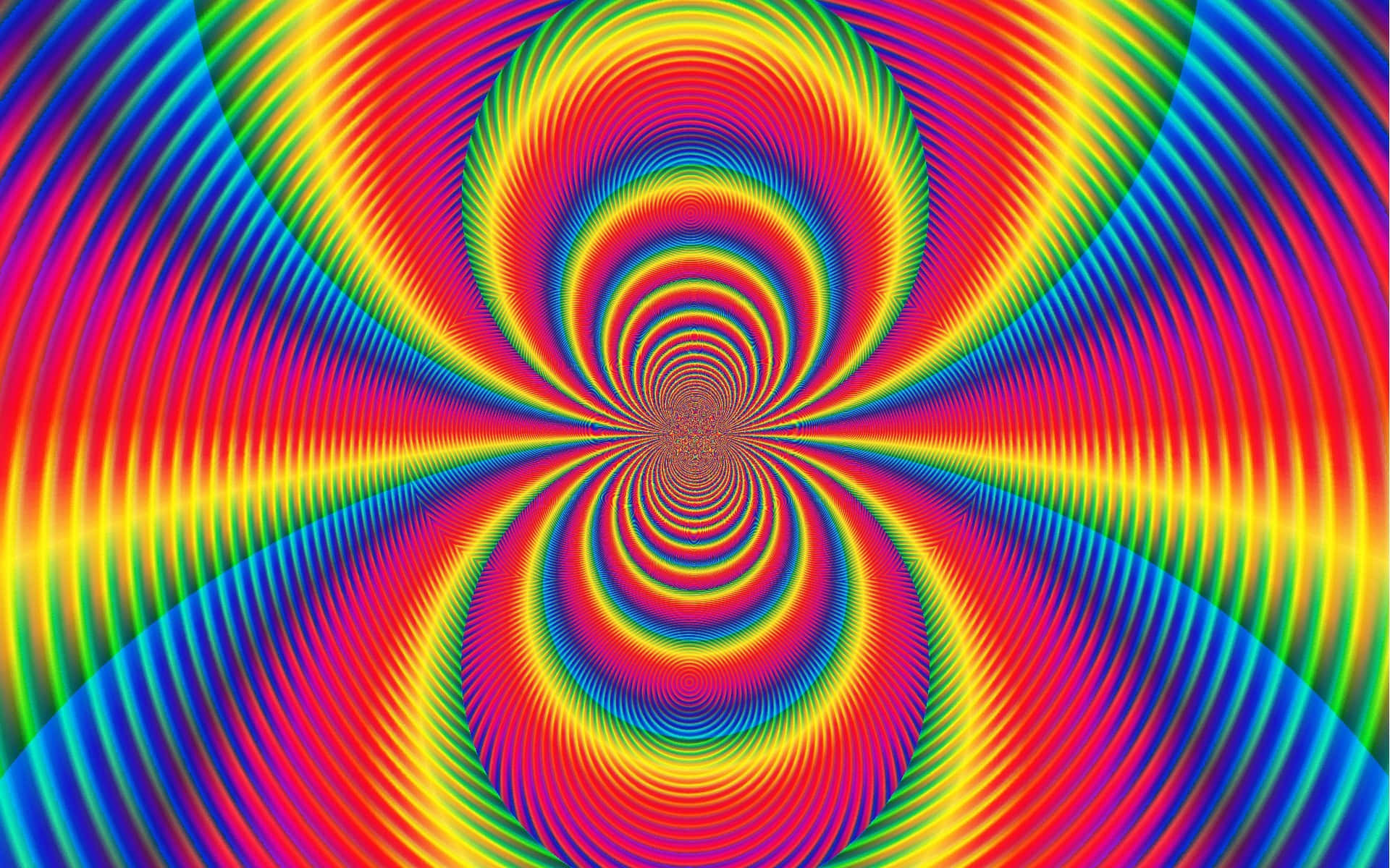 Experience The Spectrum Of Psychedelic Colors Background