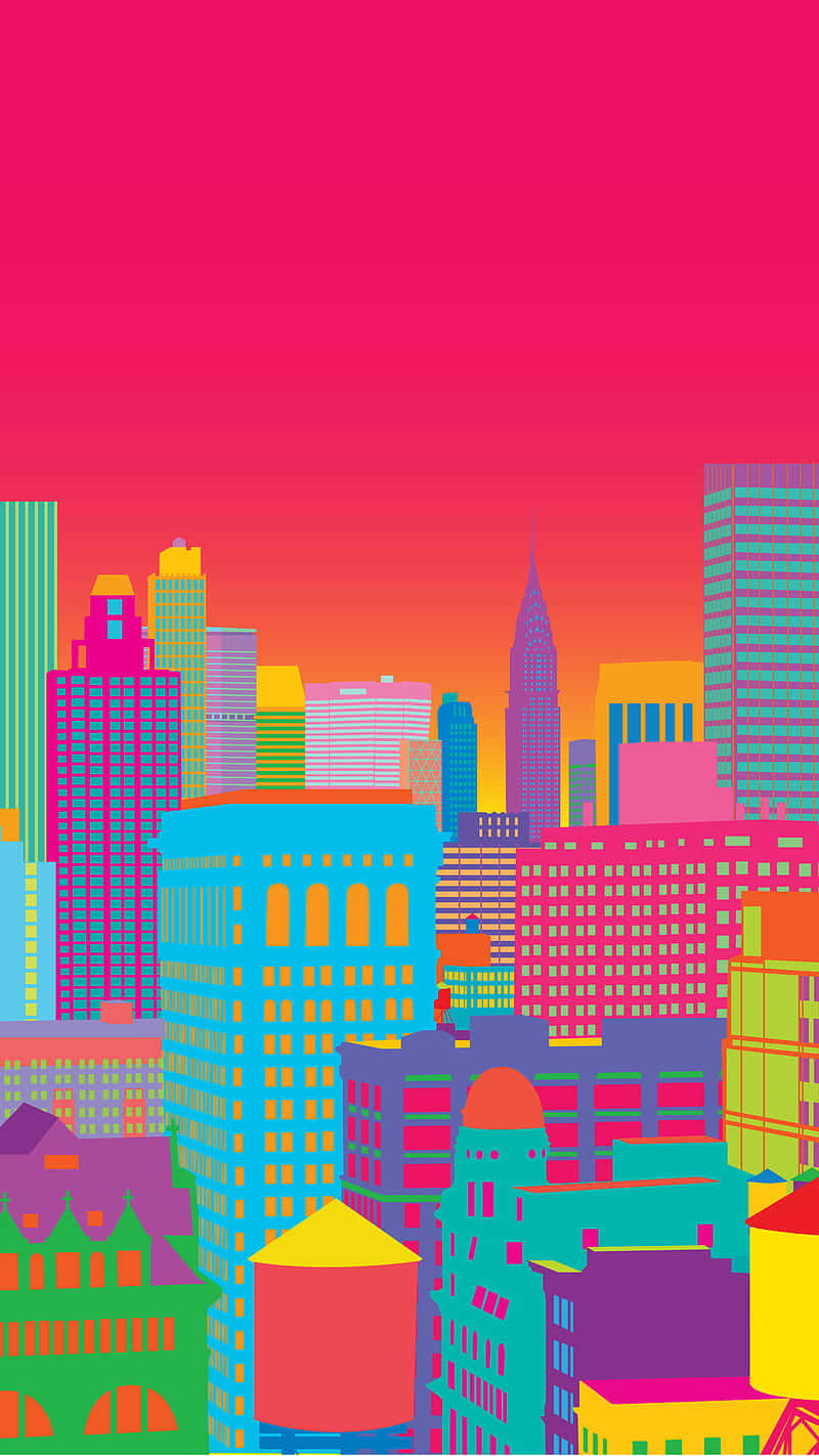 Experience The Splendor Of New York Art Background