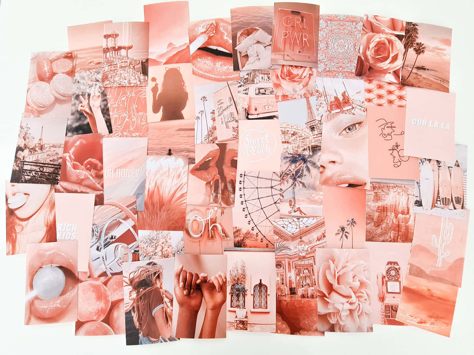 Experience The Sweetness Of Vintage Peach Background