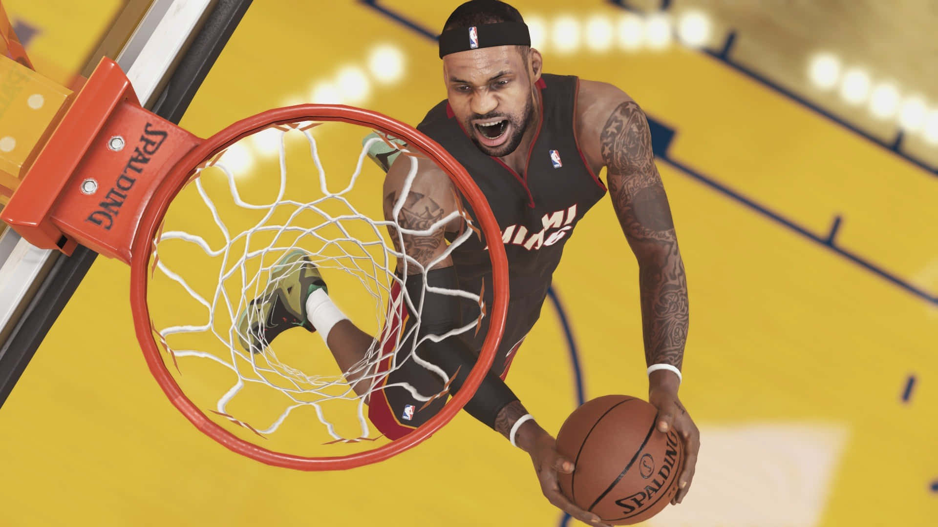 Experience The Thrill Of A Real-life Basketball Court With Nba 2k Background