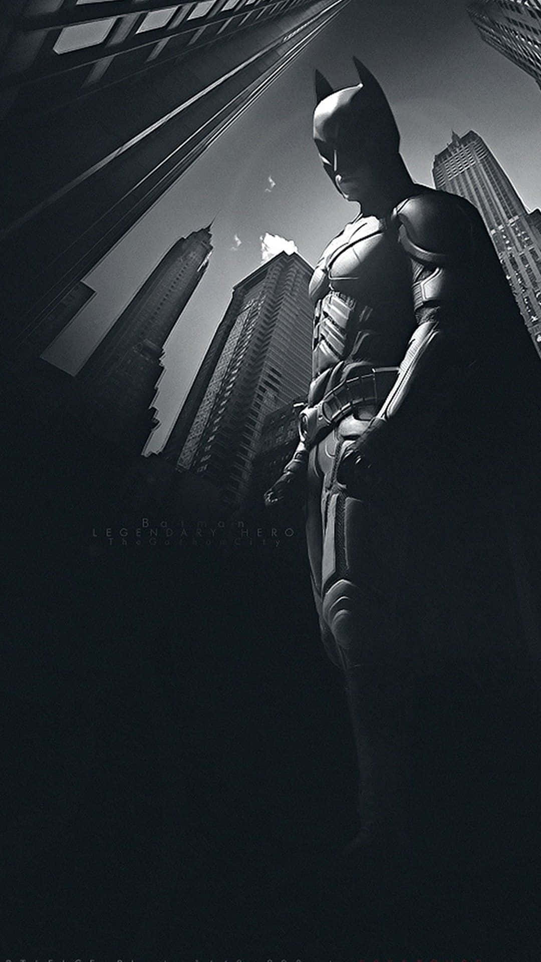 Experience The Thrill Of Being Batman With Your Very Own Awesome Batman Iphone Background