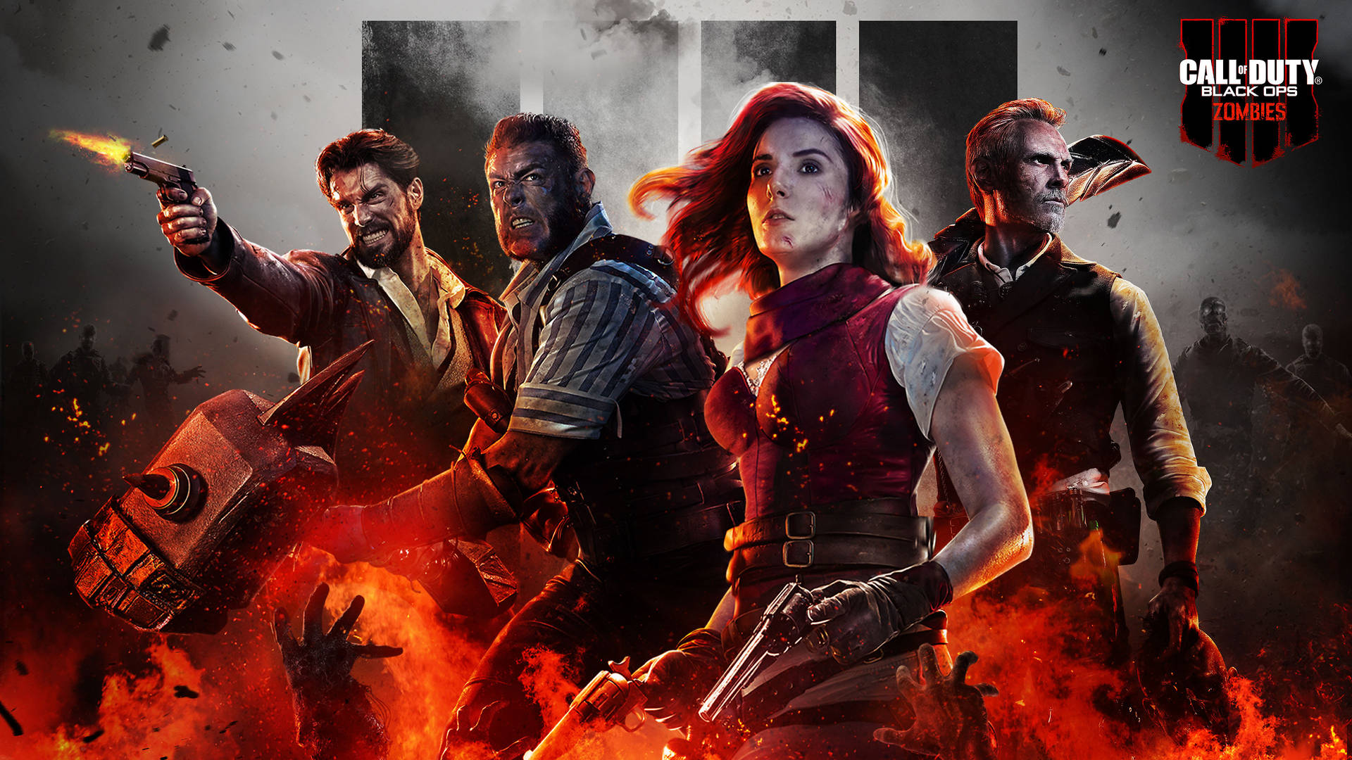 Experience The Thrill Of Call Of Duty: Black Ops 4 Zombies Background