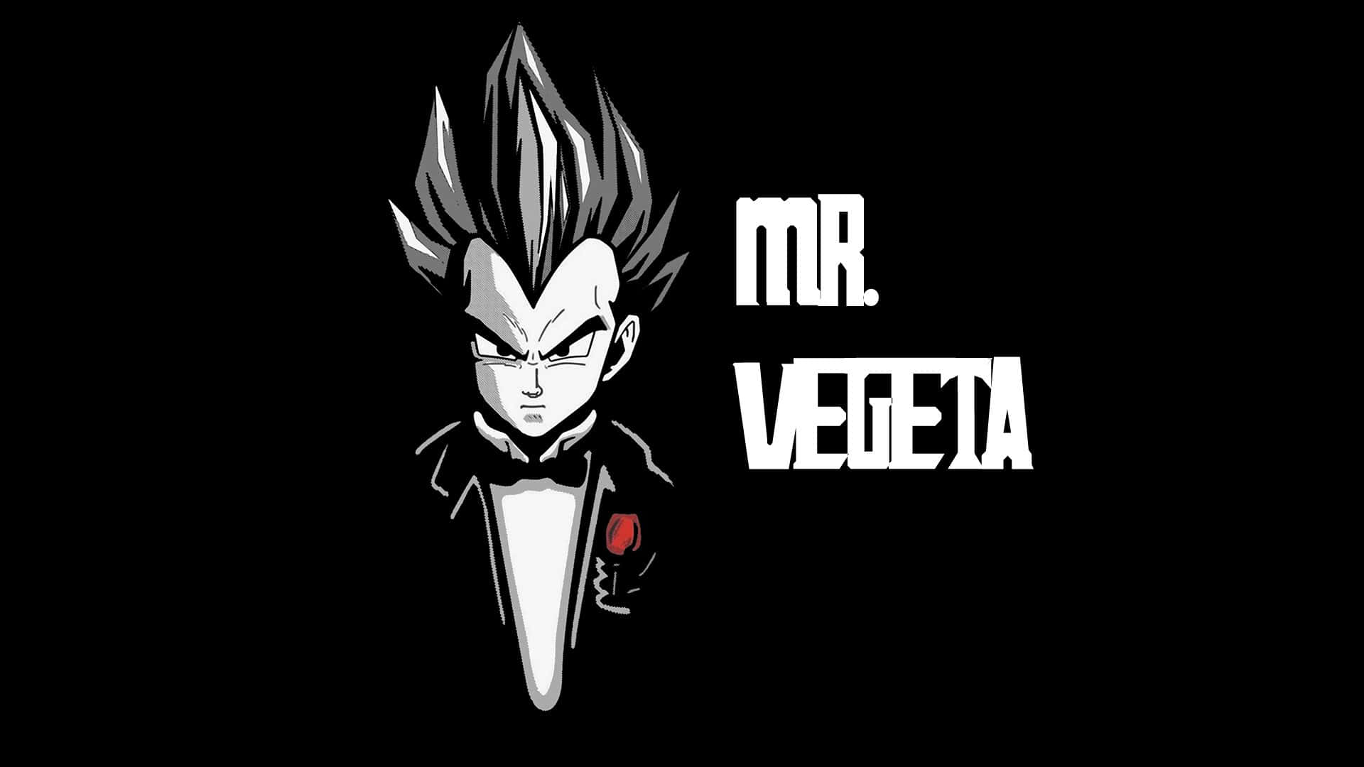 Experience The Thrill Of Dragon Ball Black And White Background