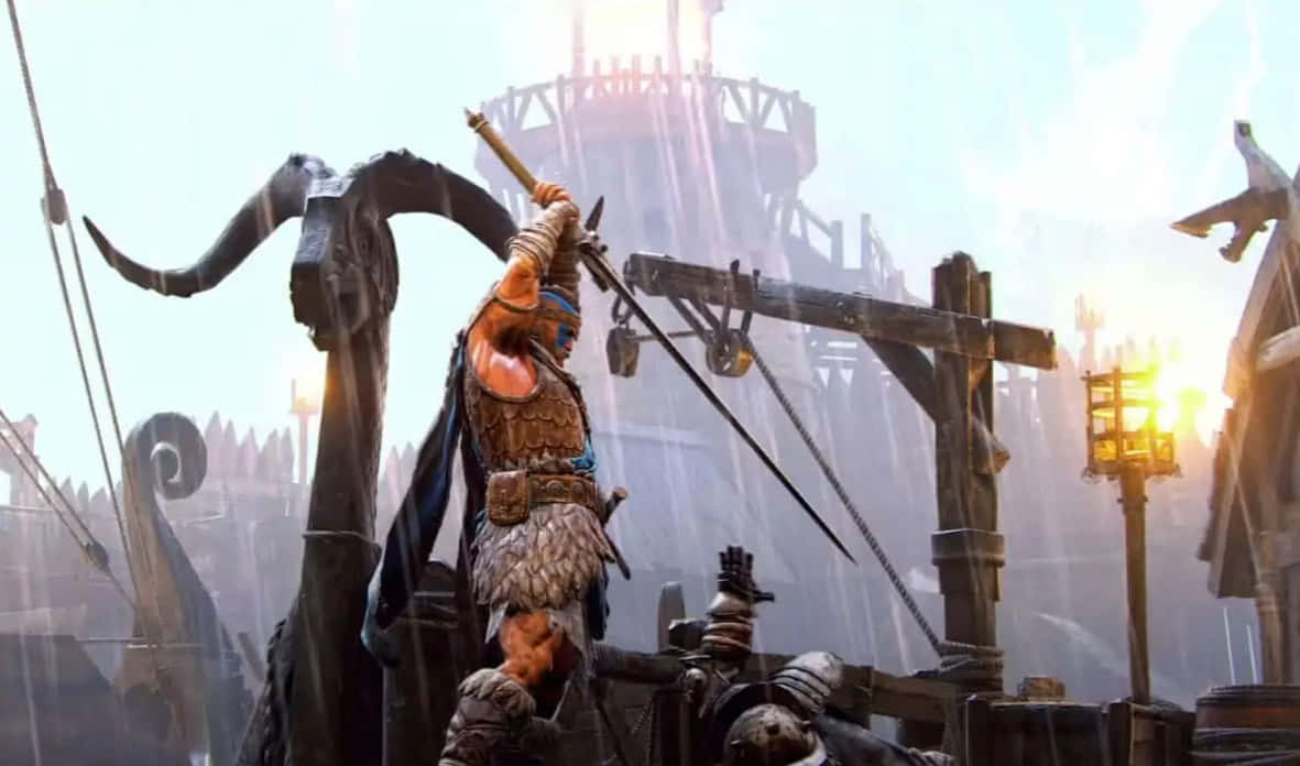 Experience The Thrill Of Epic Battle In Highlander For Honor Background