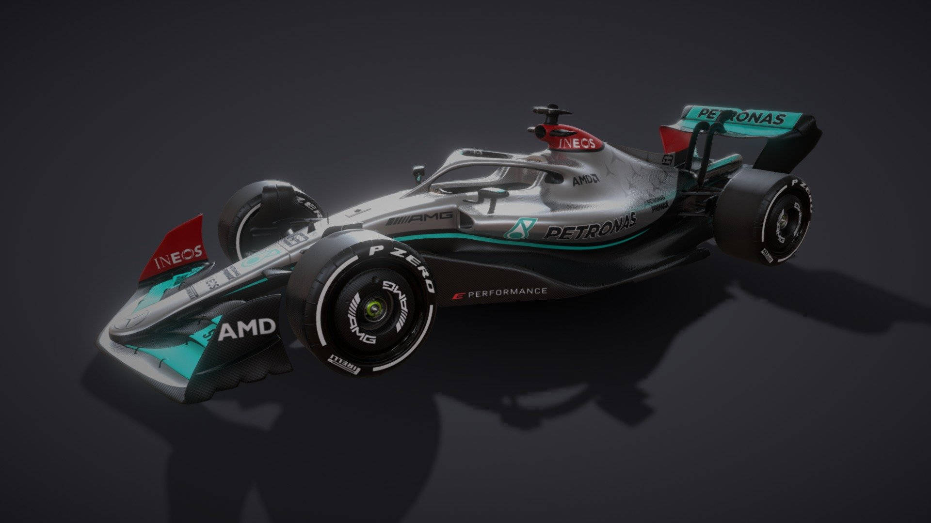 Experience The Thrill Of Formula One Motor Racing With The Mercedes F1 Iphone. Background