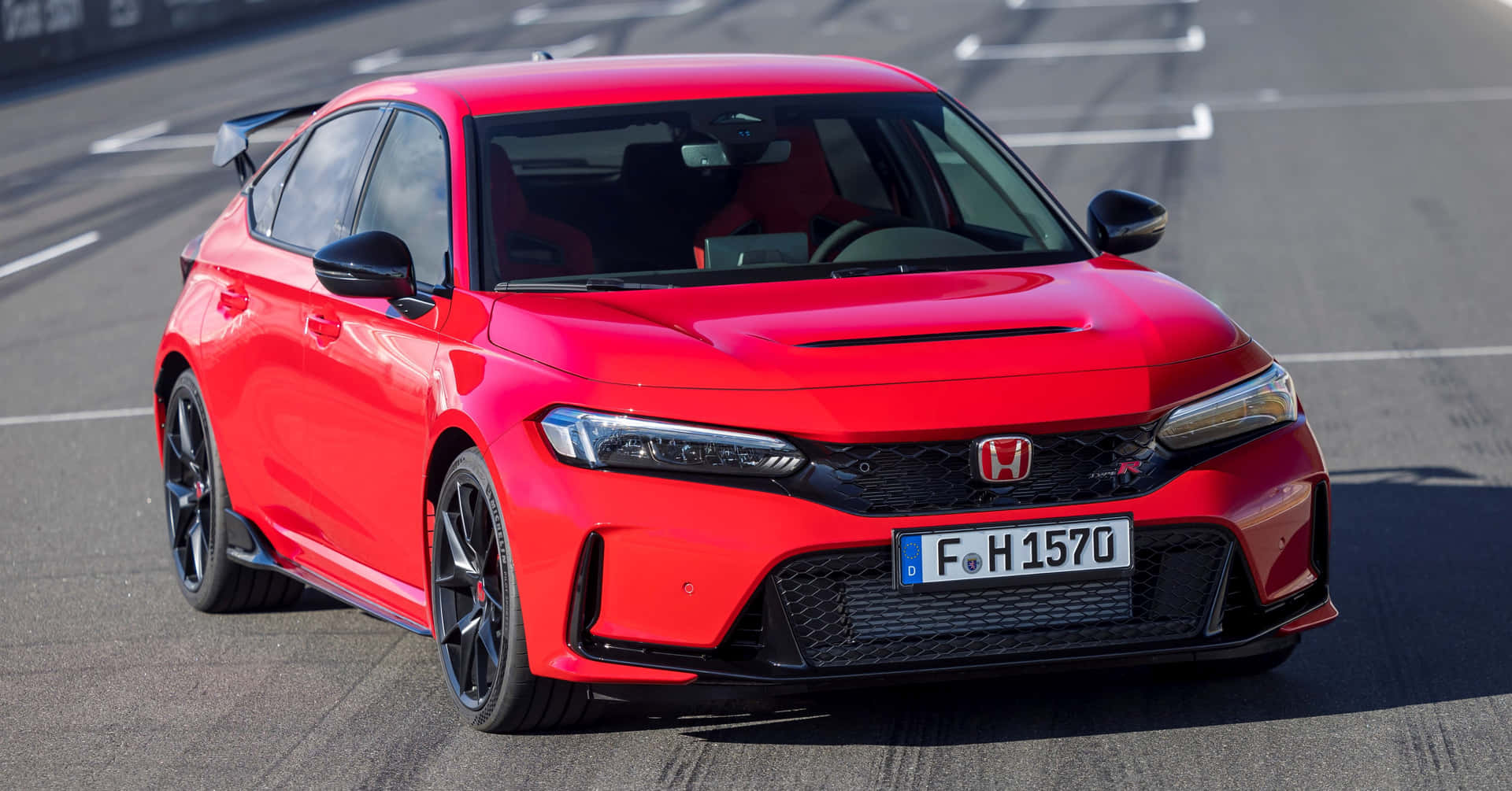 Experience The Thrill Of Honda Civic Type R Background