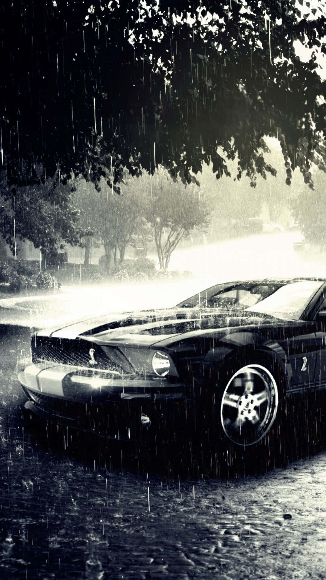 Experience The Thrill Of Owning A Mustang By Downloading The Official Mustang Iphone App Background