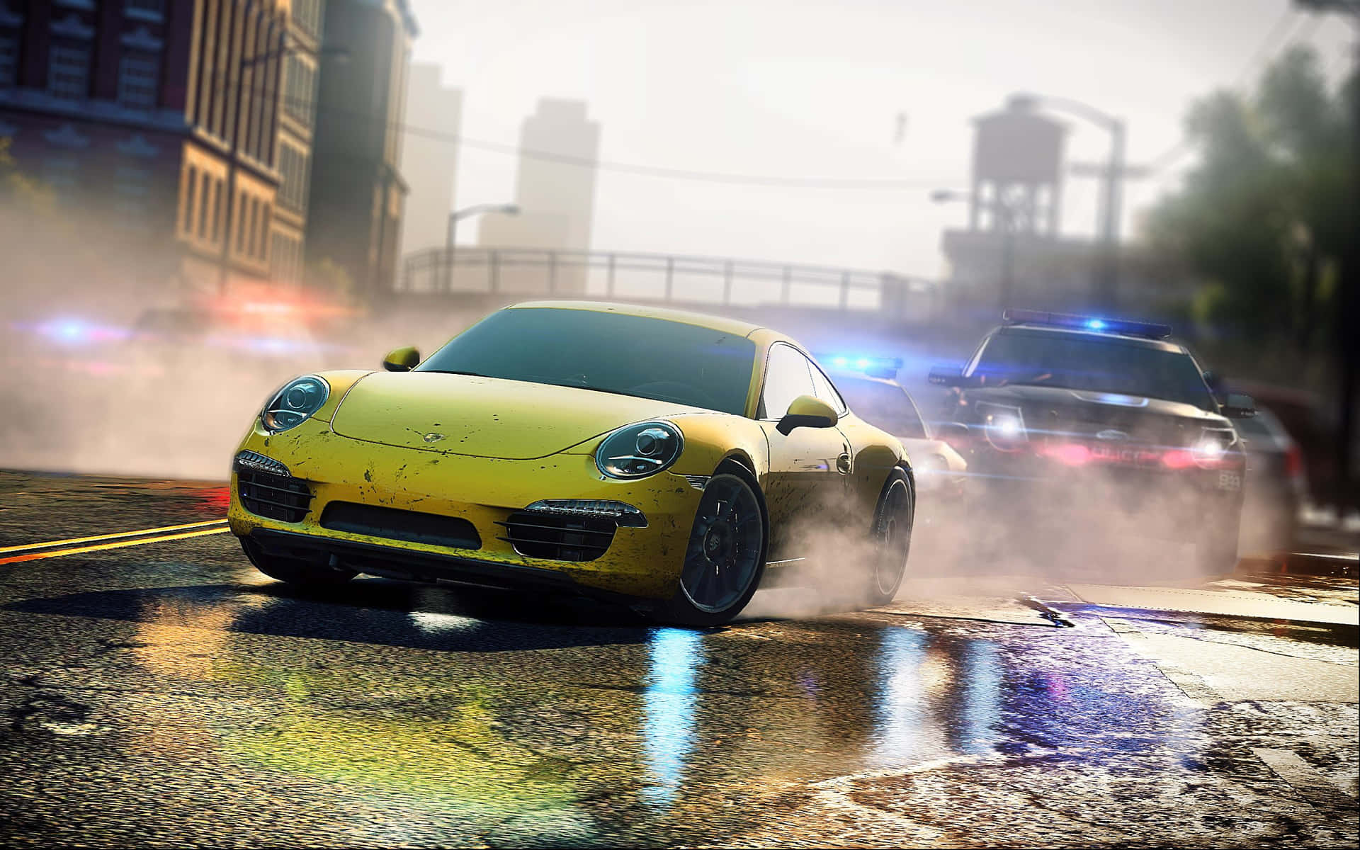 'experience The Thrill Of Racing With Nfs Game' Background