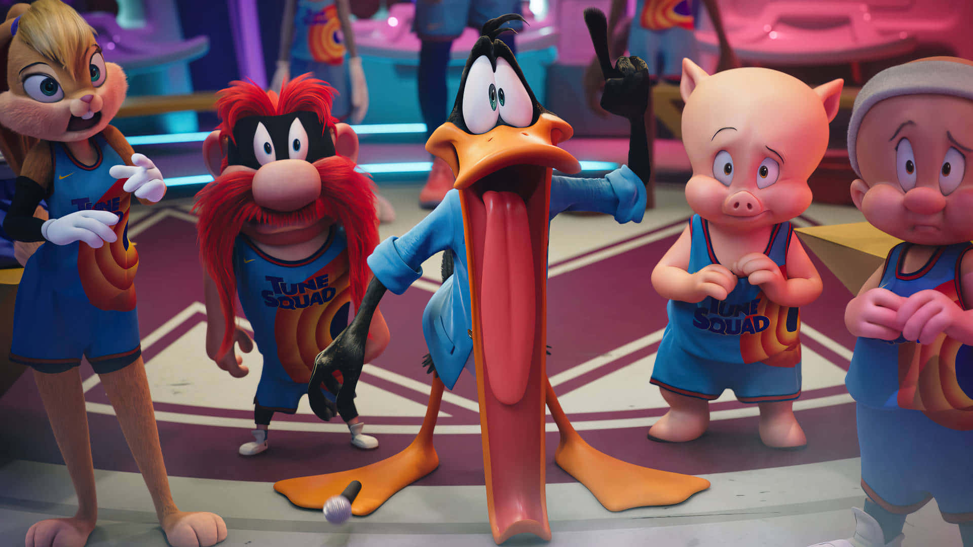 Experience The Thrill Of Space Jam In Cool Style! Background