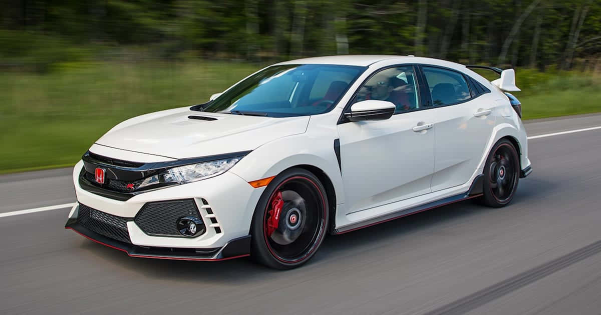 Experience The Thrill Of The Honda Civic Type R Background
