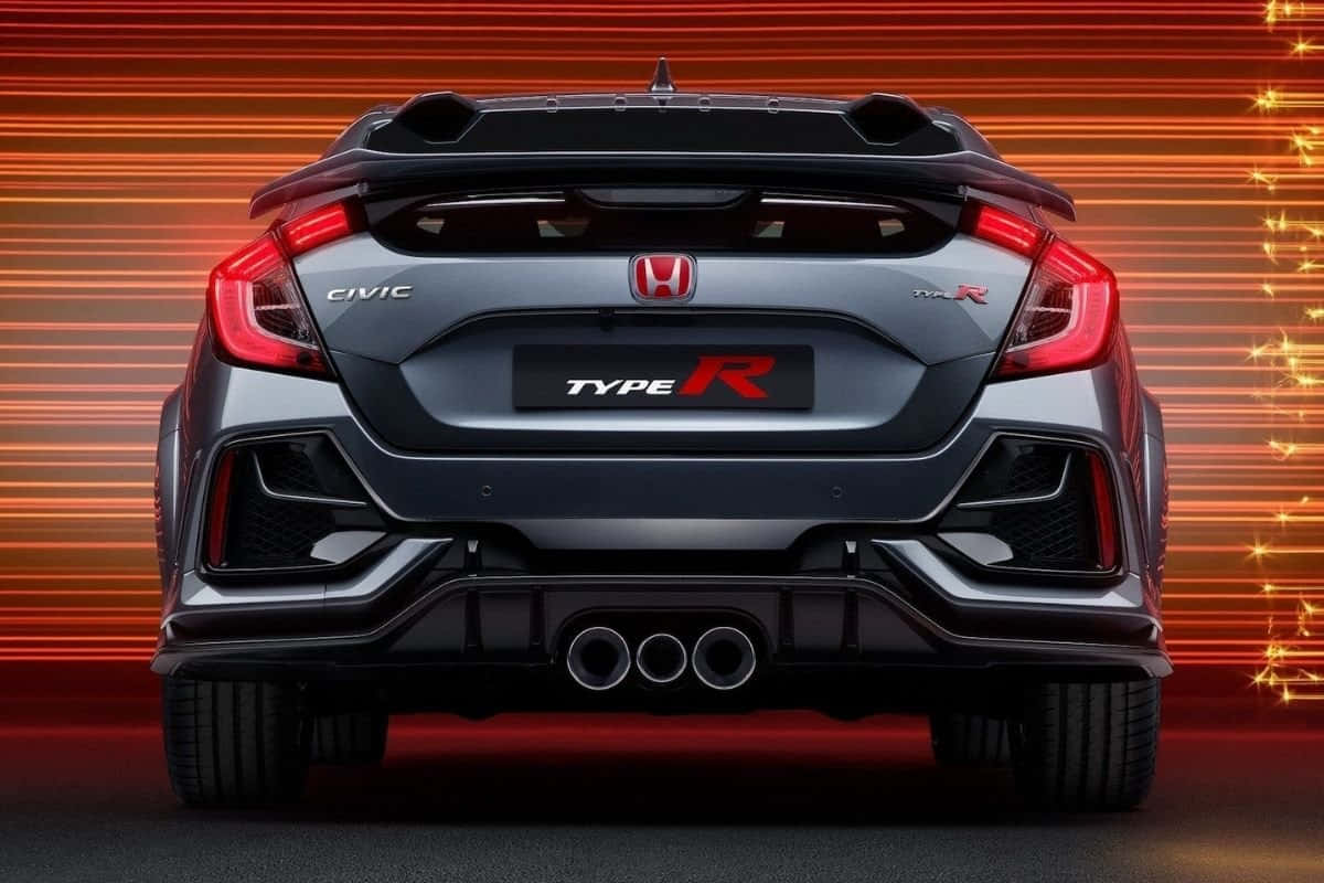 Experience The Thrill Of The Road With Honda Civic Type R Background