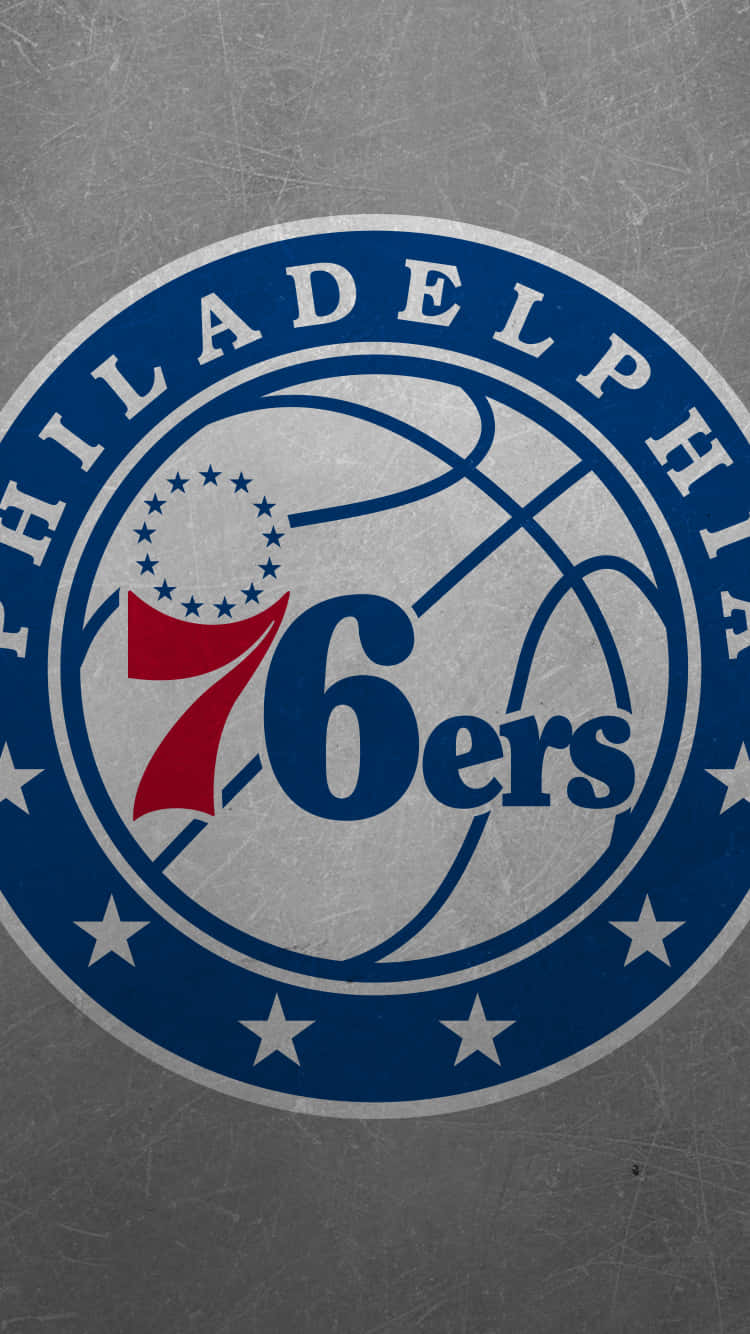 Experience The Thrill Of The Sixers On The Go With The New Sixers Iphone Background