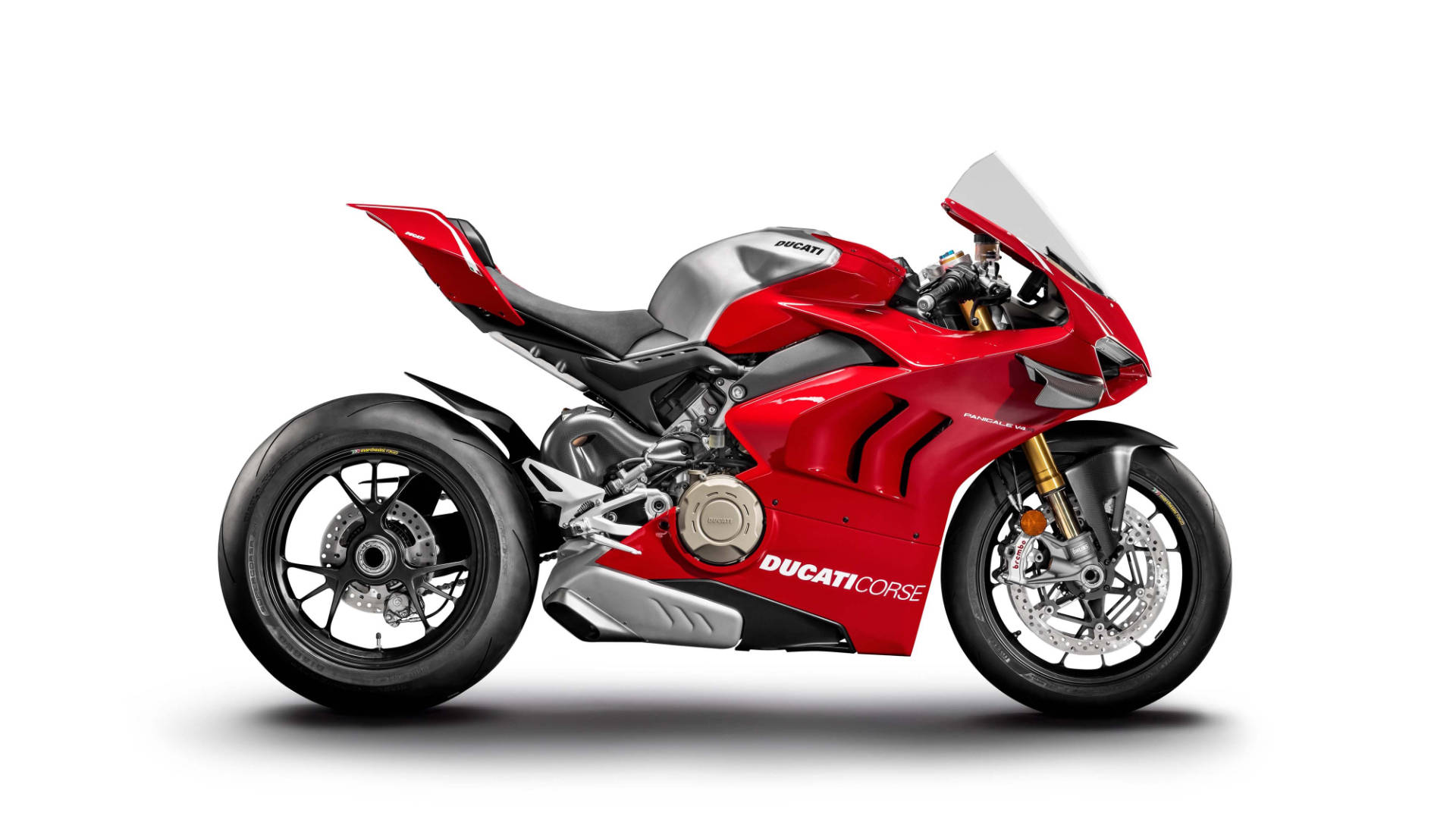 Experience The Thrill Of The Track With The Revolutionary Ducati Panigale V4 R Background