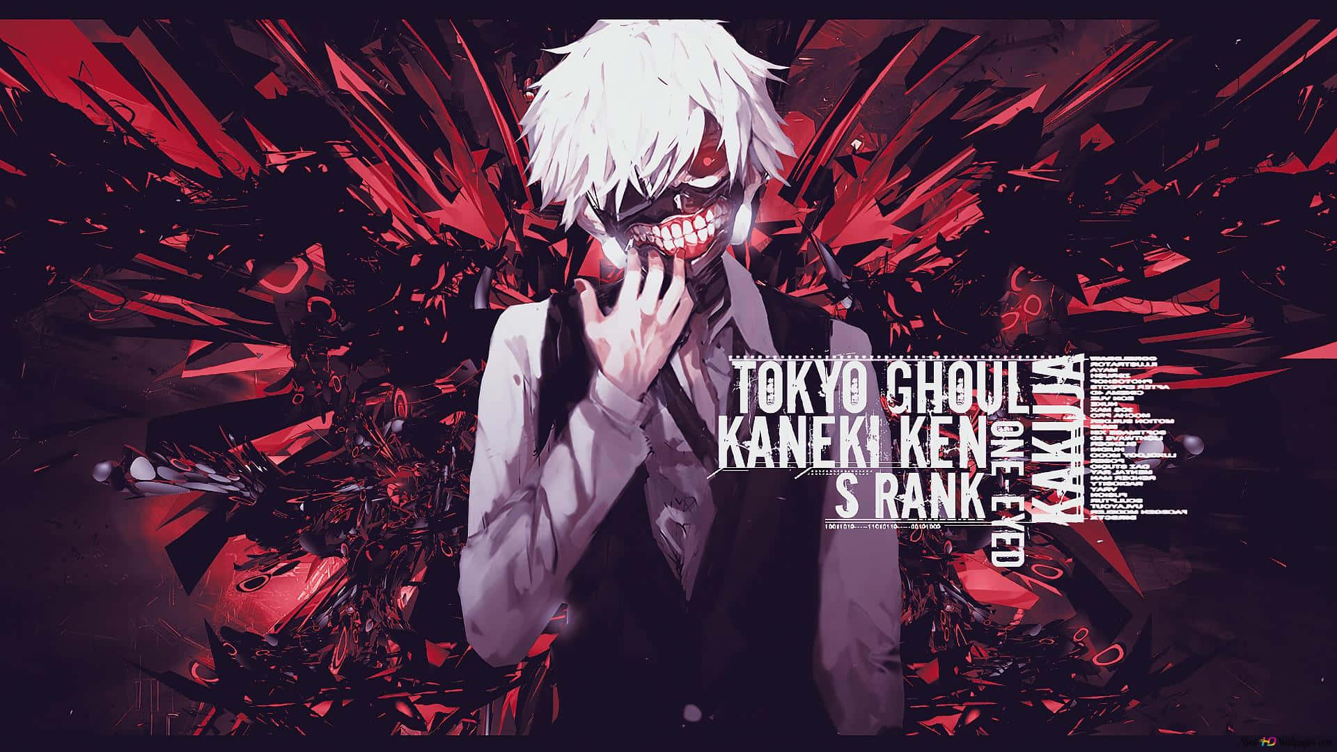 Experience The Thrills And Suspense Of Tokyo Ghoul On Your Desktop Background