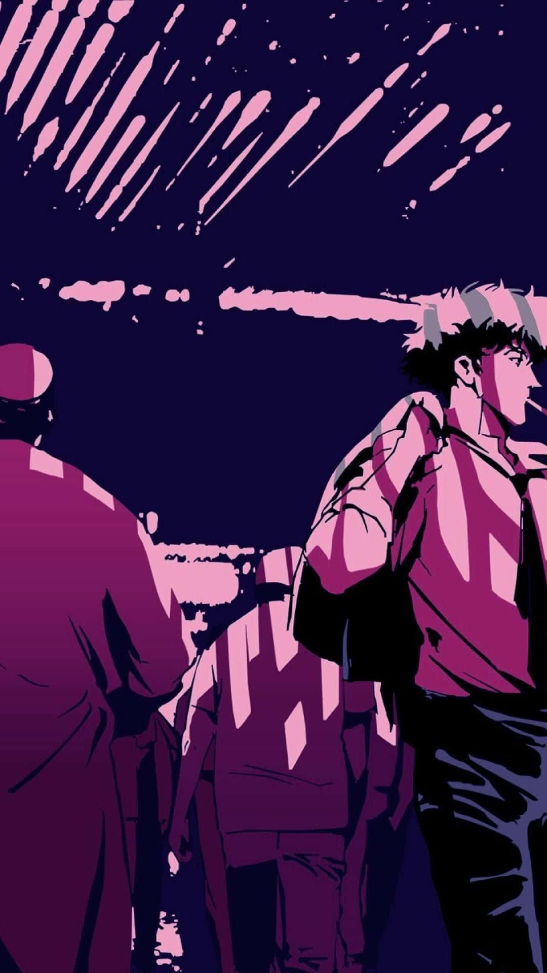 Experience The Thrills Of Cowboy Bebop On Your Iphone! Background