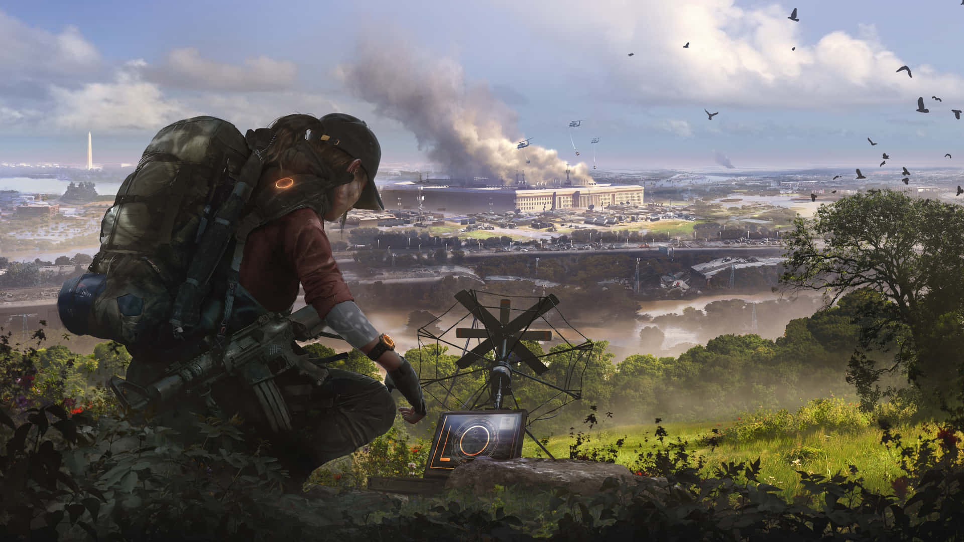 Experience The Thrills Of The Division 2 In 4k Background