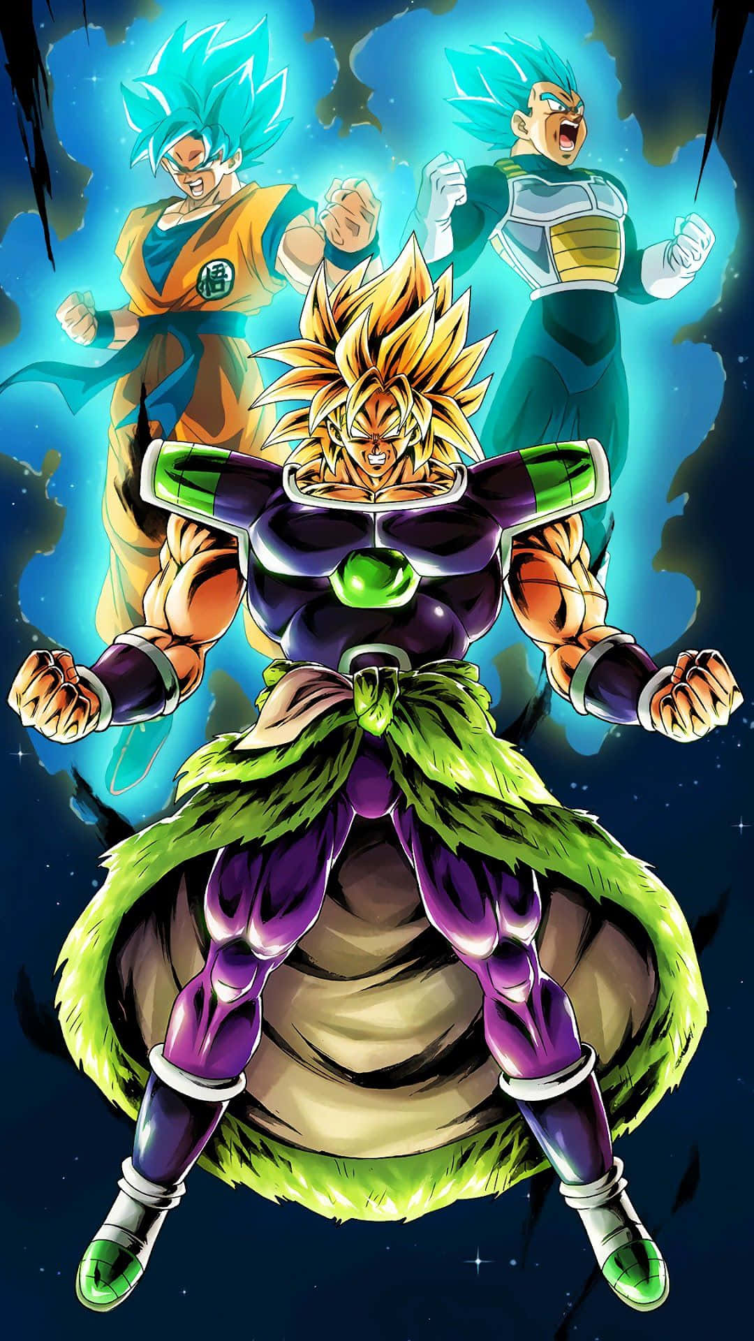 Experience The Thrills Of The Incredible Broly In Dragon Ball Z Background