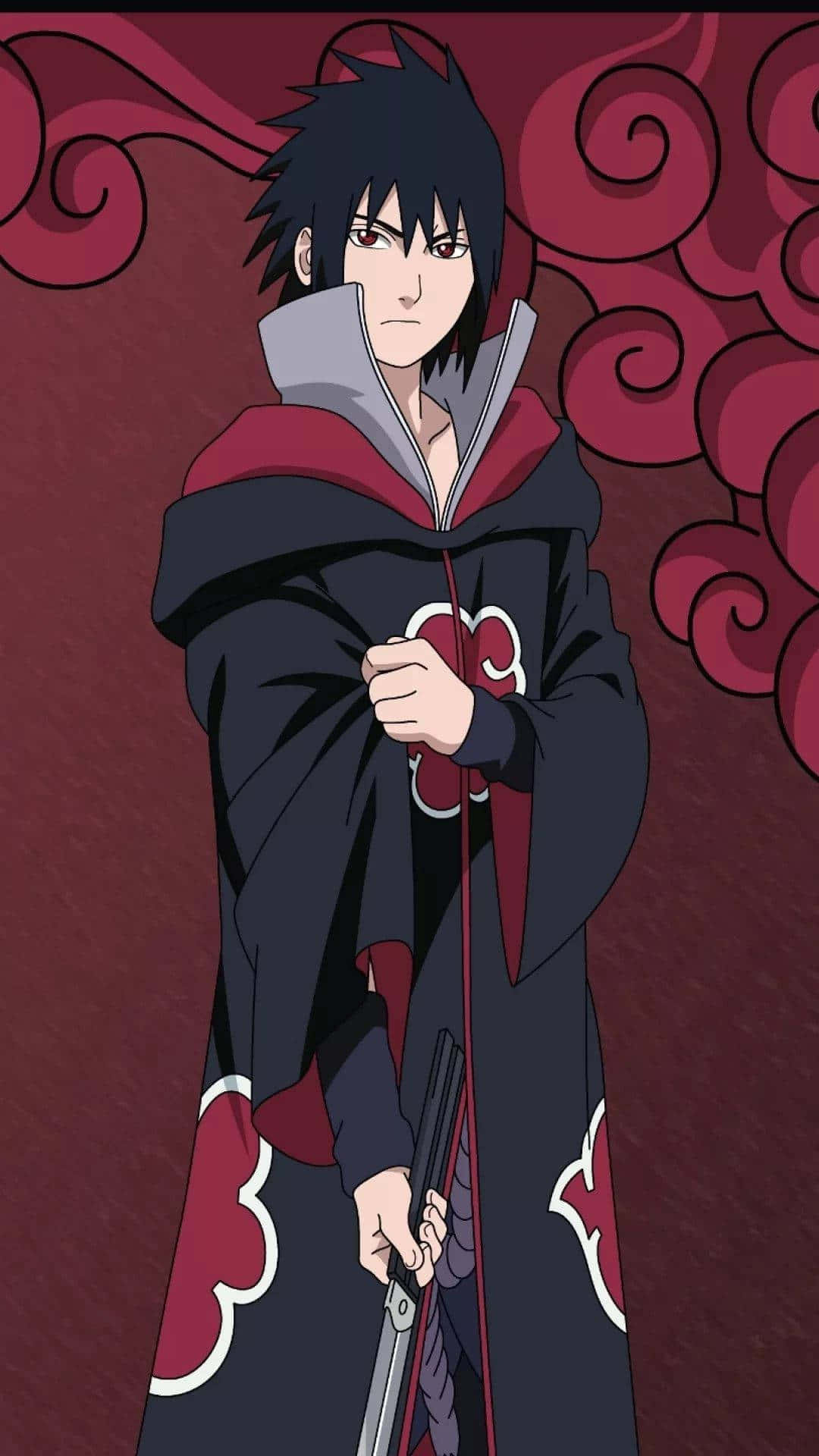 Experience The Uchiha Iphone And Unrivaled Serenity Background