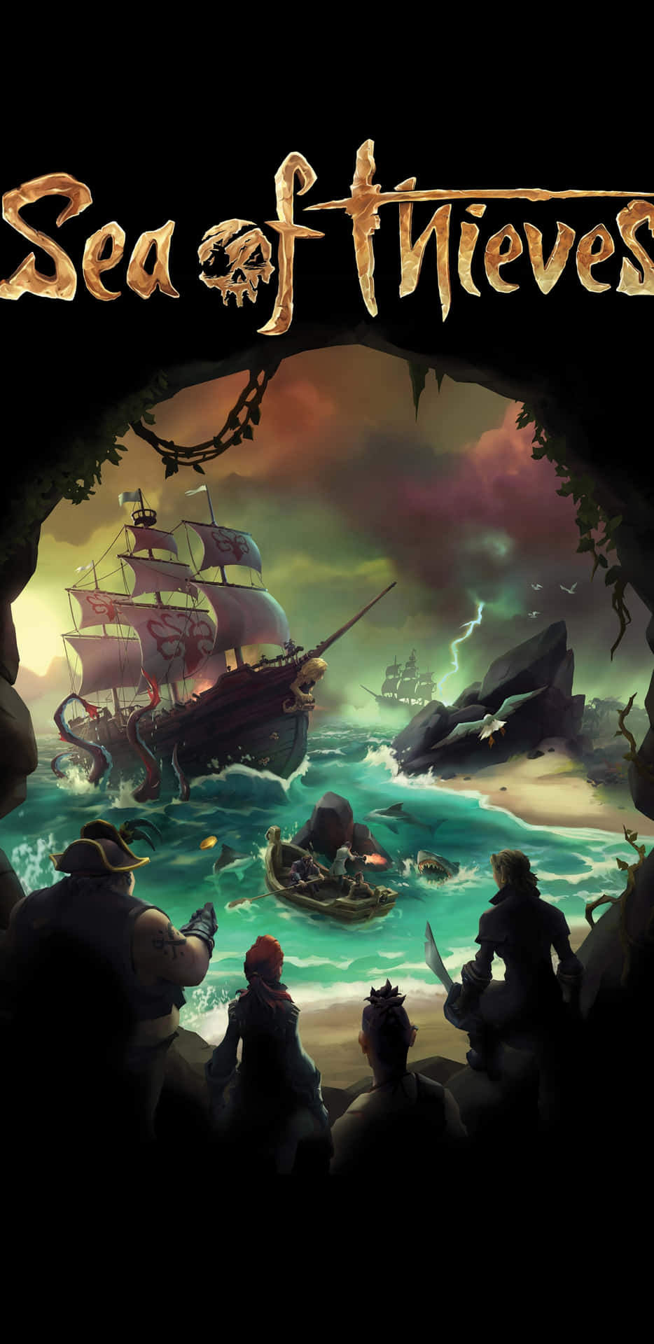 Experience The Ultimate Pirate Adventure With Sea Of Thieves Background