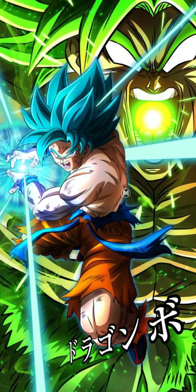 Experience The Ultimate Transformation Of Dragon Ball Z's Broly Background