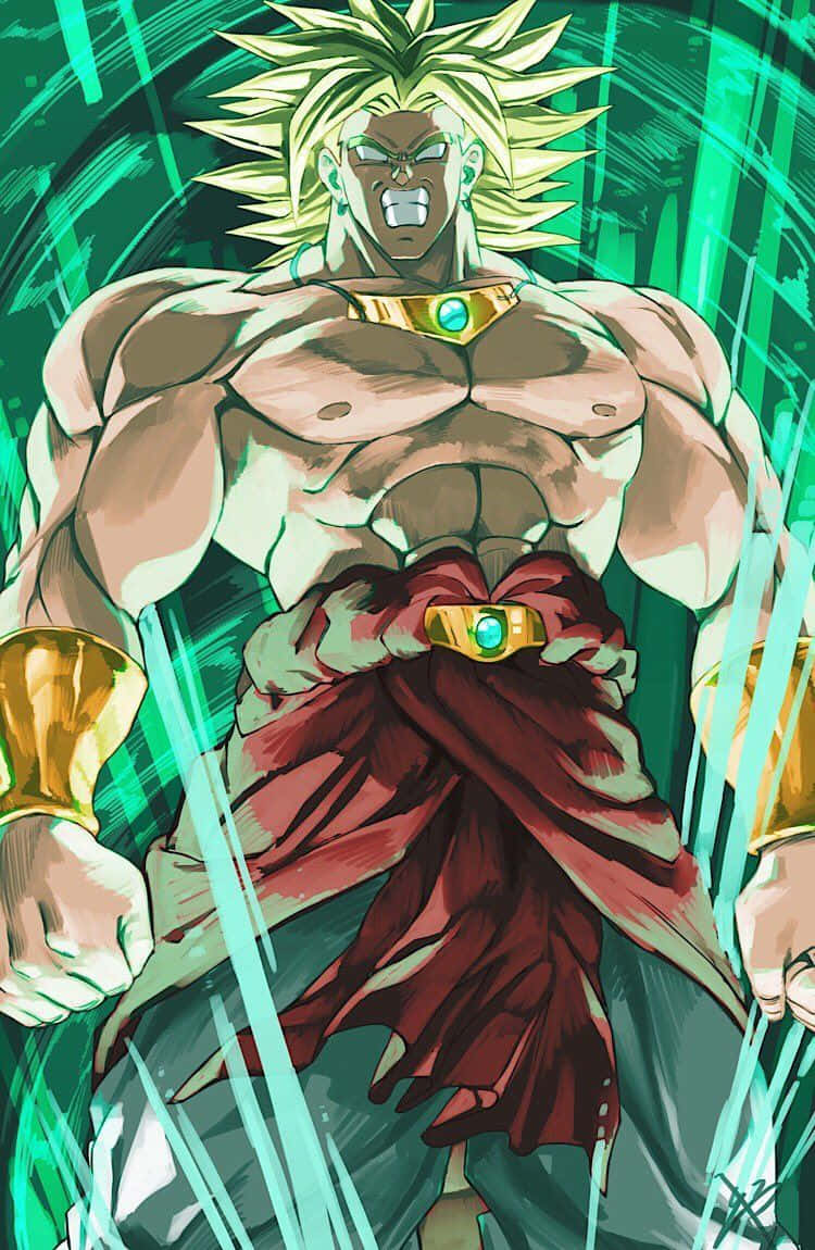 “experience The Unstoppable Warrior, Broly, In Dragon Ball Z!” Background