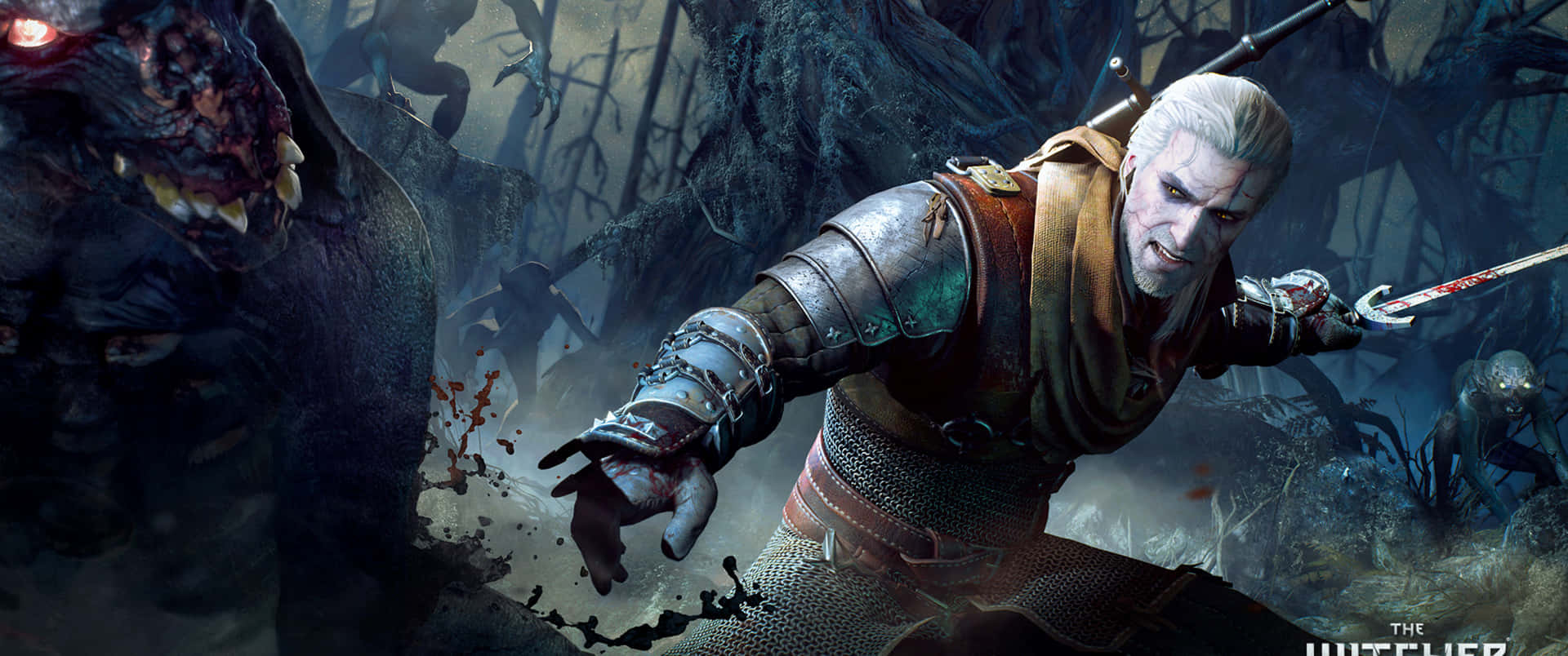 Experience The Vibrant Visuals Of The Witcher In 3440x1440 Resolution Background