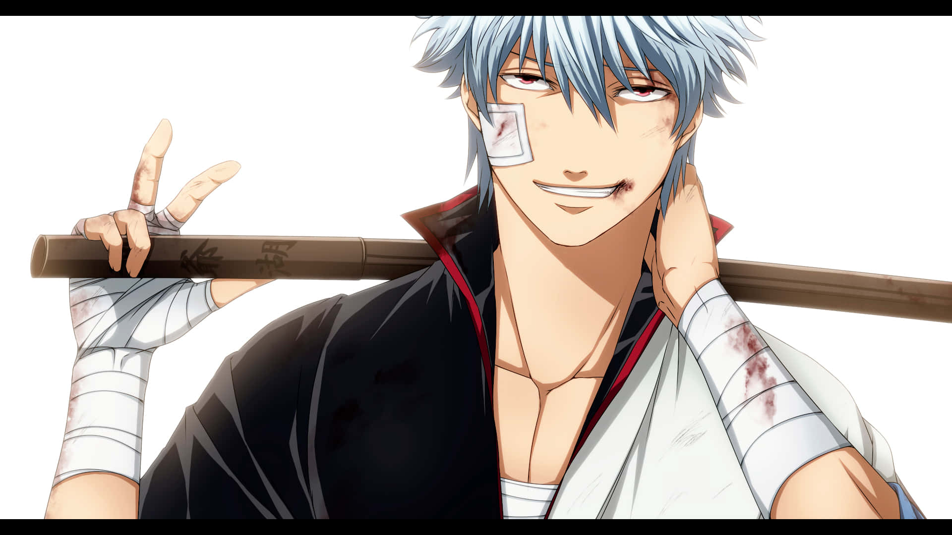 Experience The Wacky Adventures Of Gintama In Hd Background
