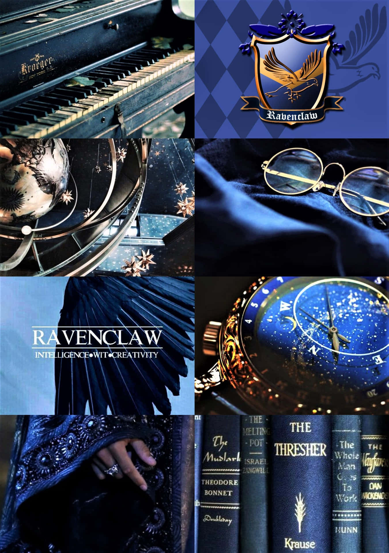 Experience The Wisdom & Creativity Of Ravenclaw House Background