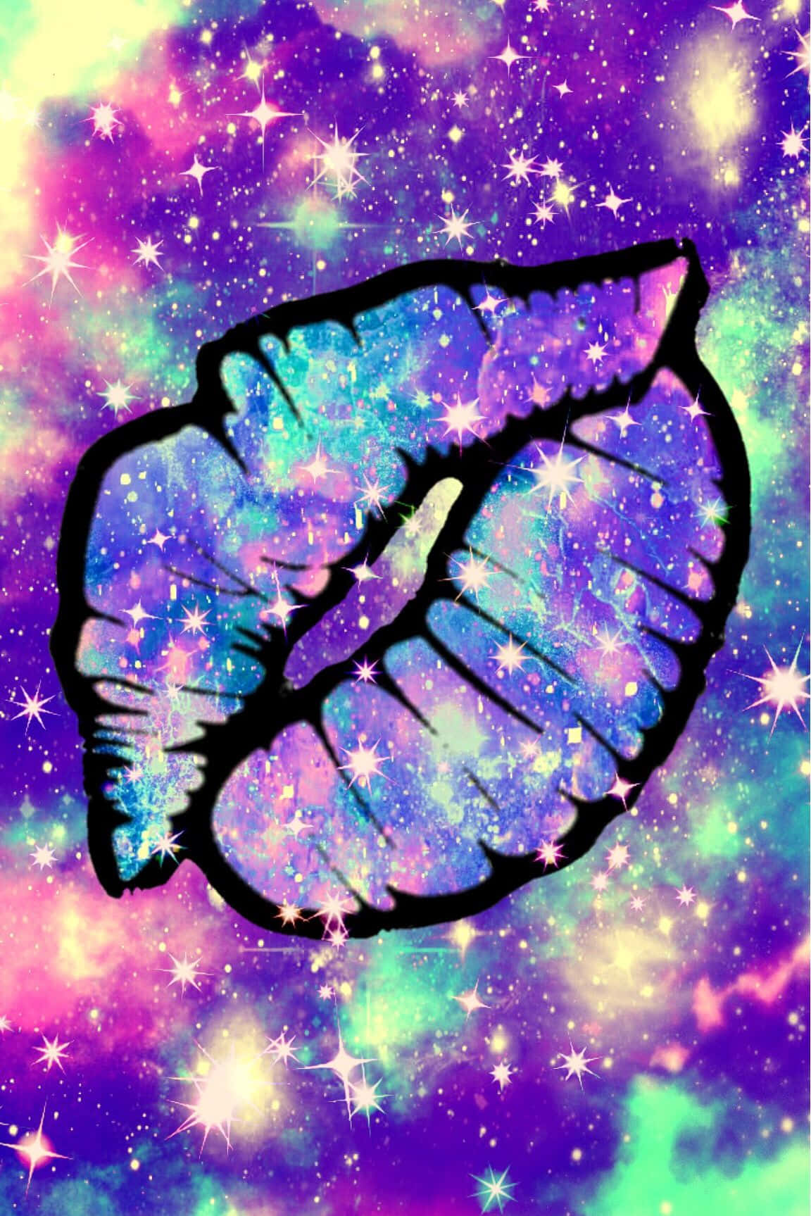 Experience The Wonderful Universe Of Kawaii Galaxy Background