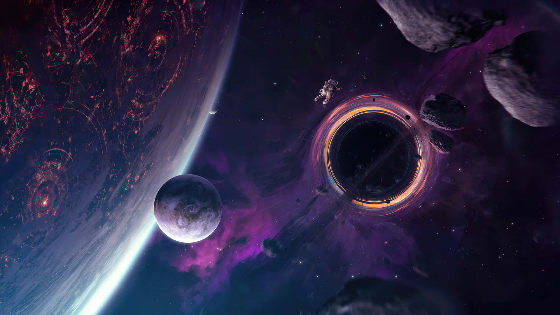 Experience The Wonders Of Outer Space From Your Smartphone Background