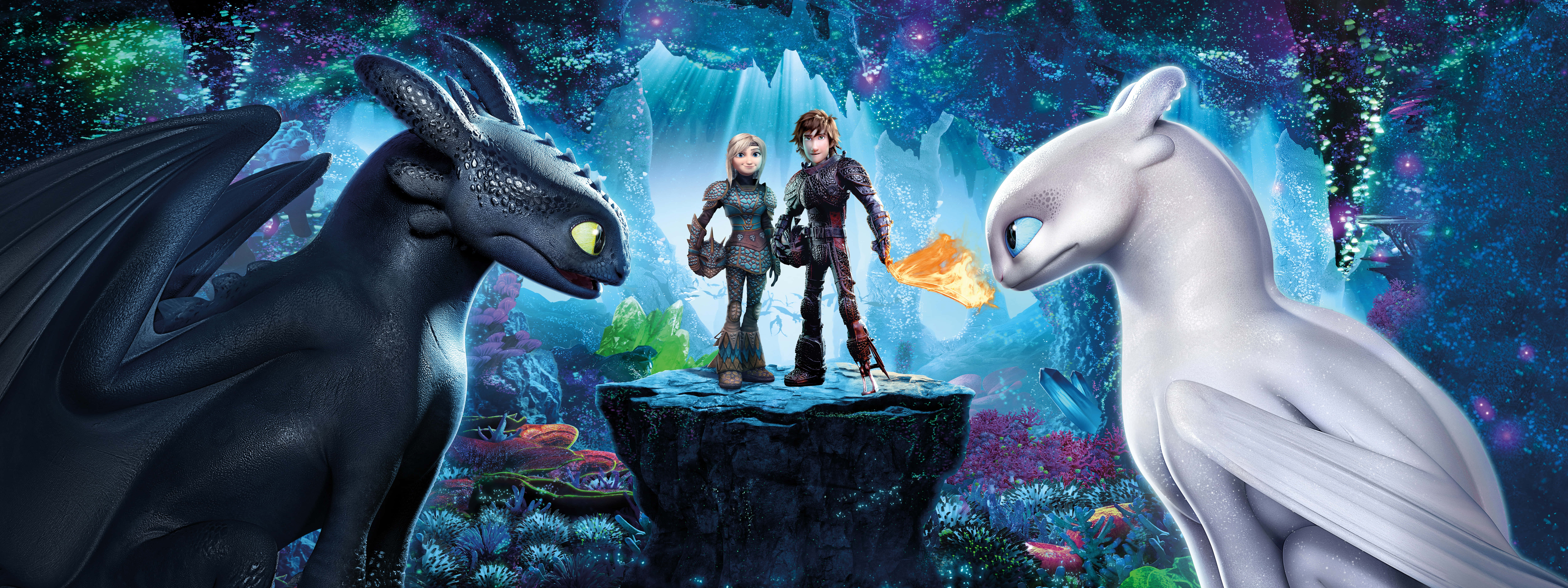 Experience The World Of 'how To Train Your Dragon' In Stunning 4k Resolution Background