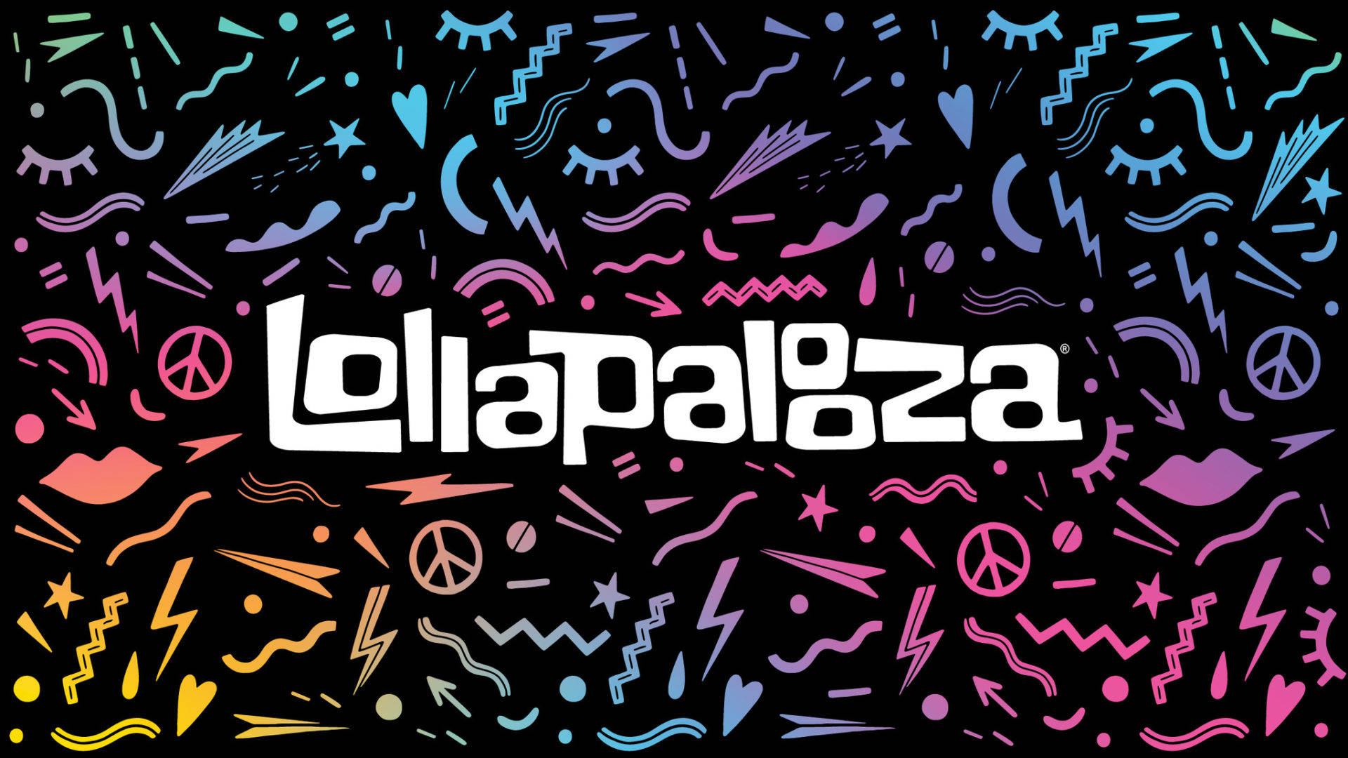 Experience The World's Premier Music Festival With Lollapalooza Background