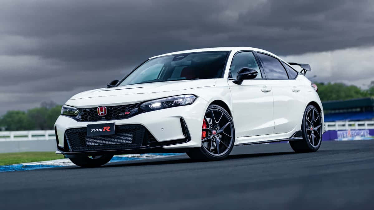Experience Ultimate Thrill With The Honda Civic Type R Background