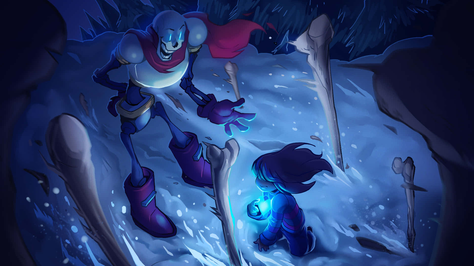 Experience Undertale's Unique Rpg World On Your Desktop. Background
