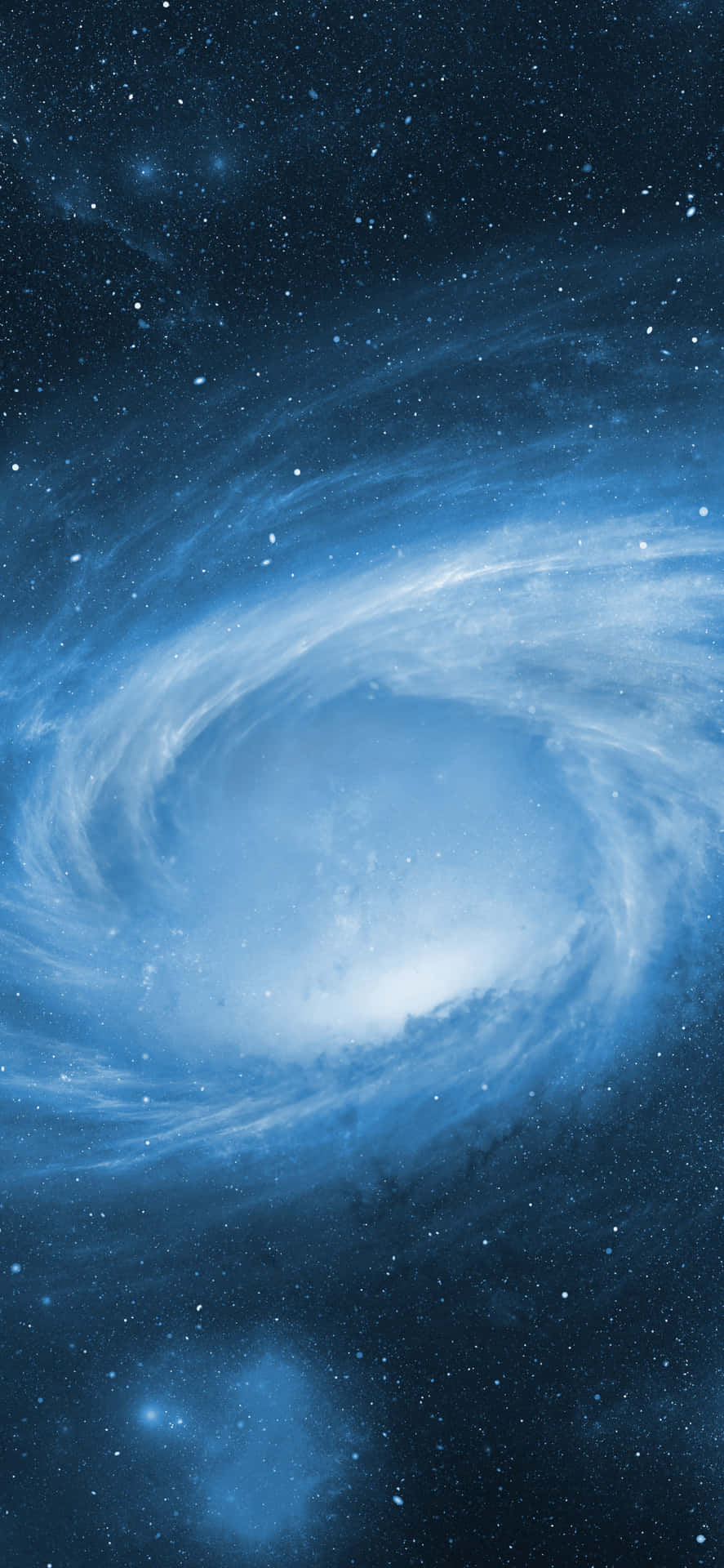 Experience Vibrant Blue And Green Colors In The Starry Night Sky Background