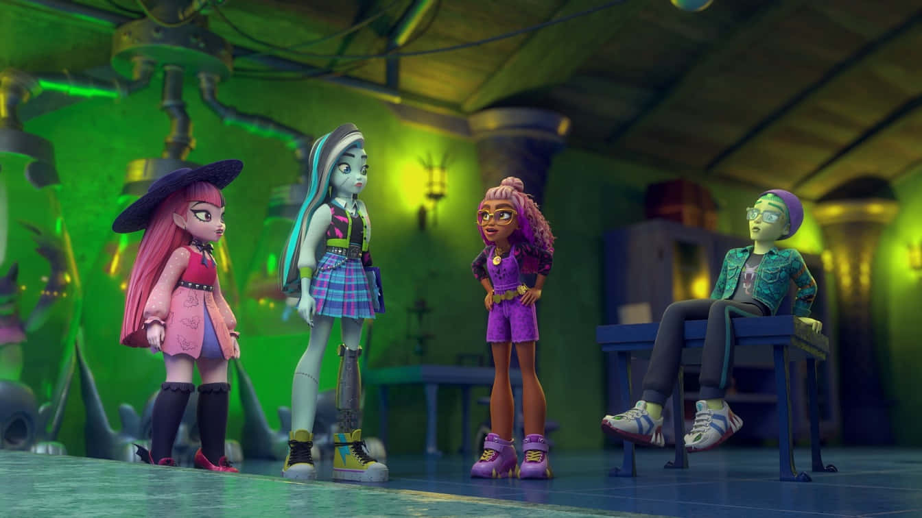 Experience Wicked Fun With Monster High Background