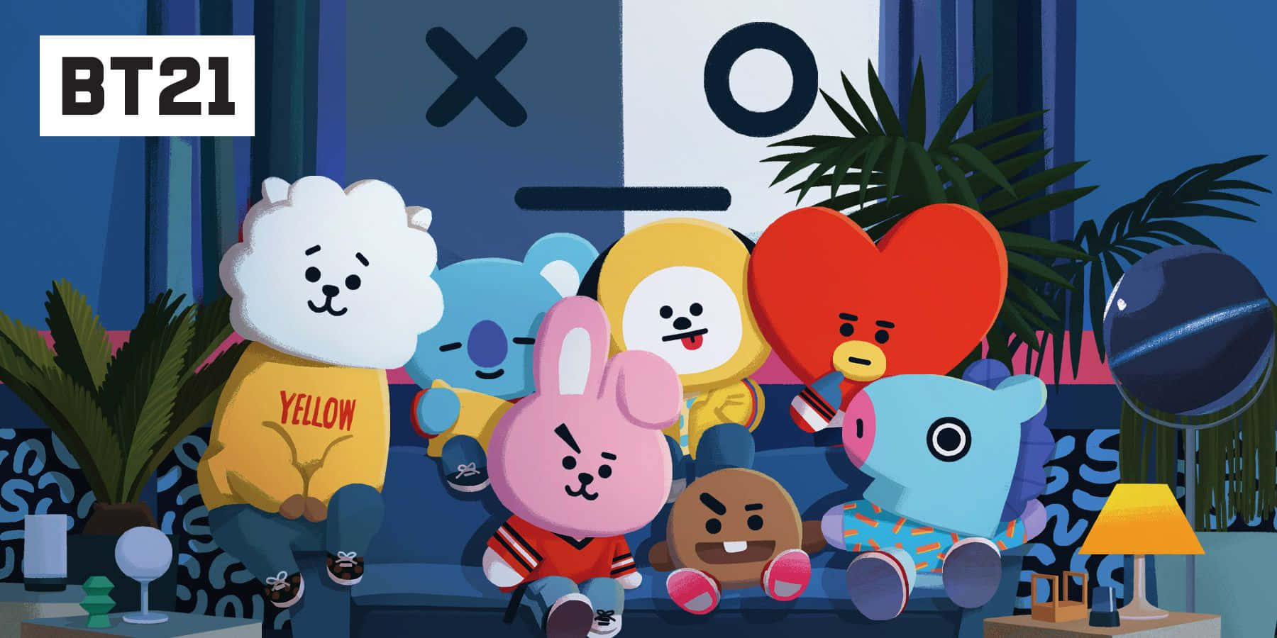 Experience Your Favorite Characters On The Big Screen With Bt21 4k Background