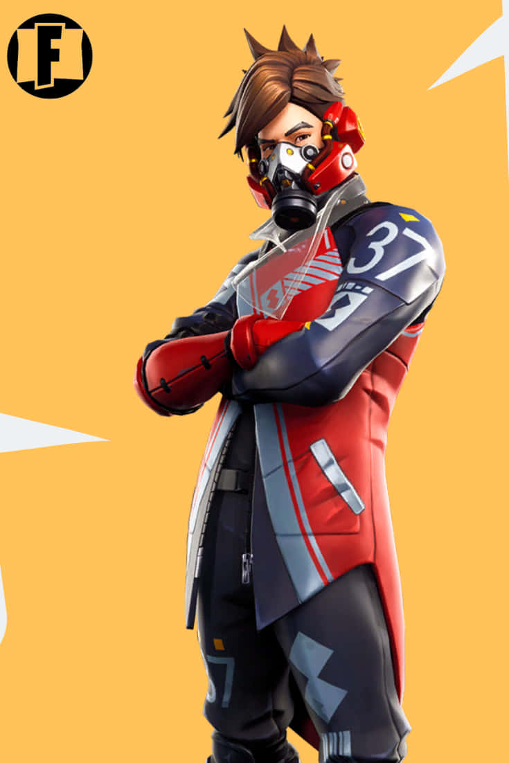 Experienced Fortnite Character Suited Up For Action