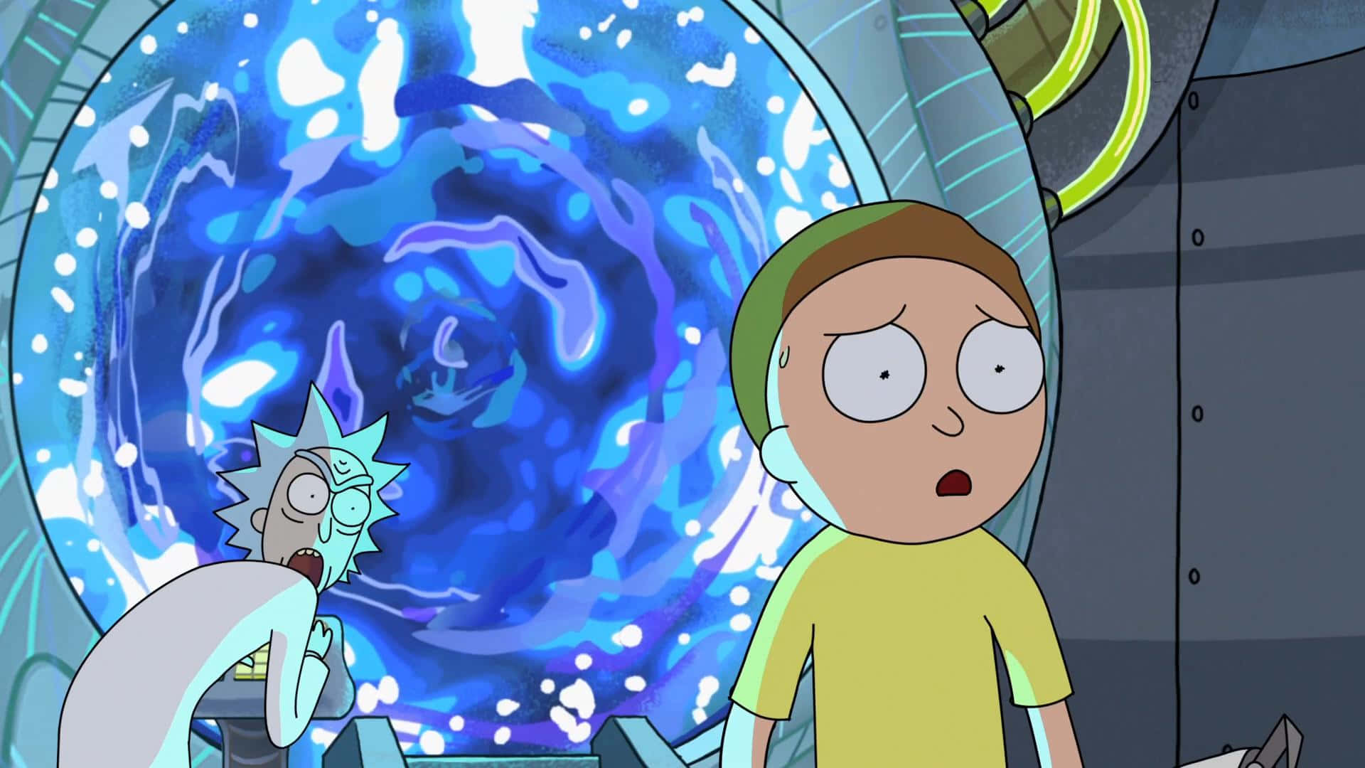 Experimenting Rick And Morty 1920x1080 Background