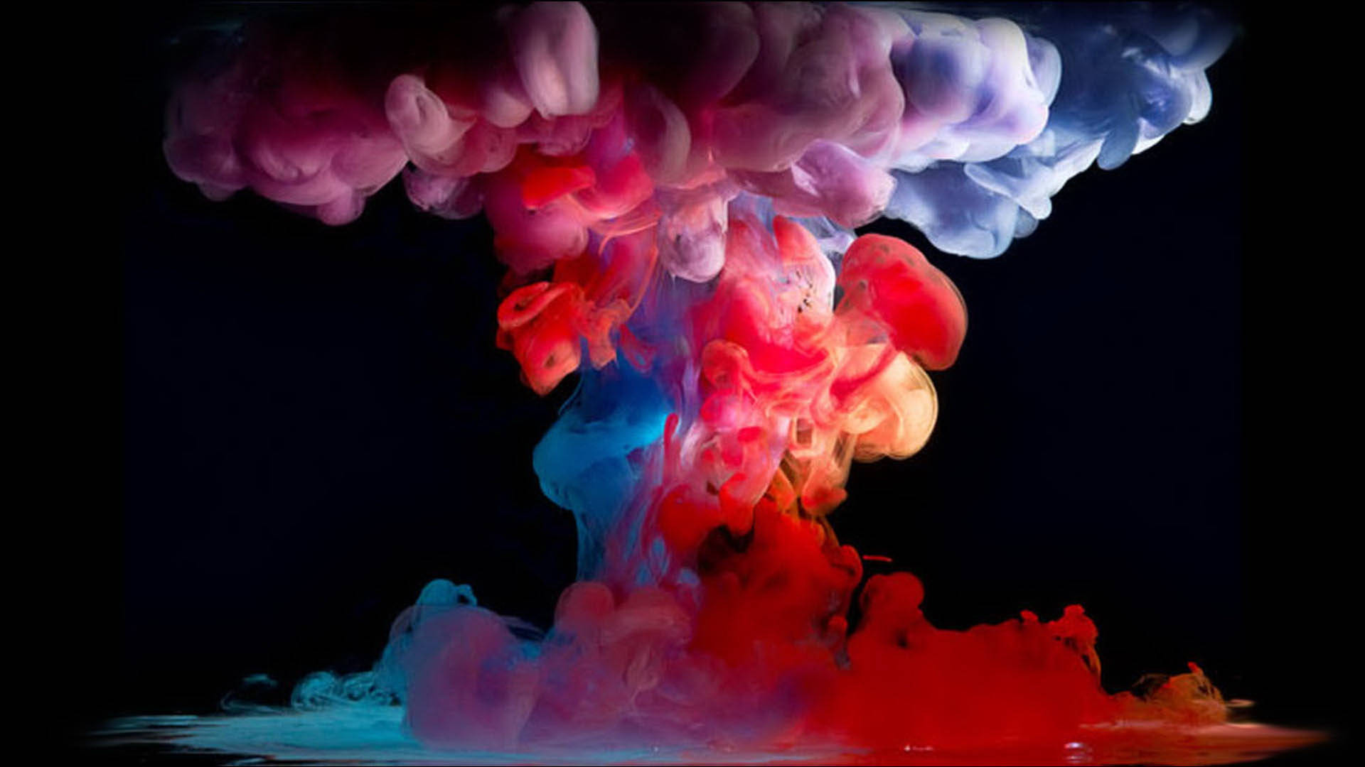 Exploding Colorful Smoke Hd Background