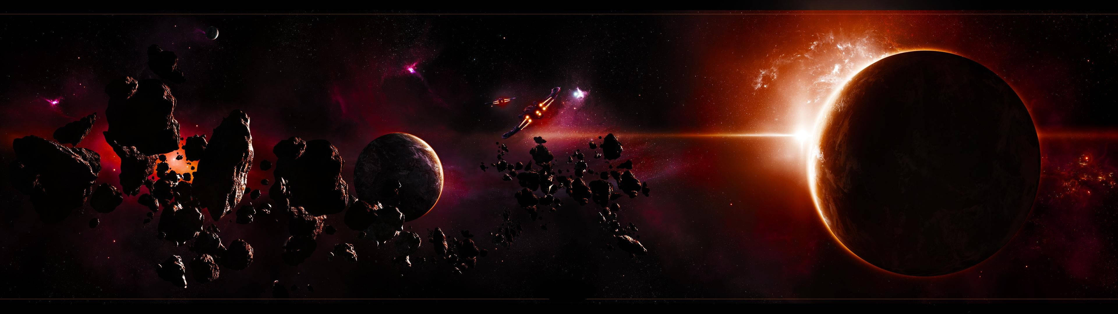 Exploding Dark Space 4k Ultra Hd Background