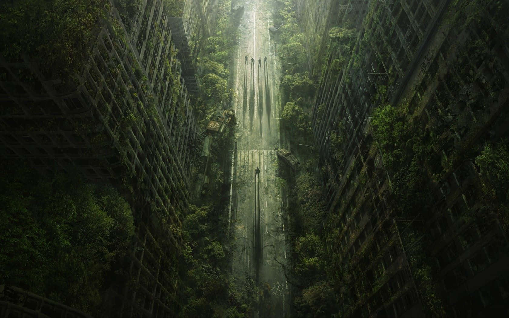 Explore A City Of Destruction In Crysis 3 Background