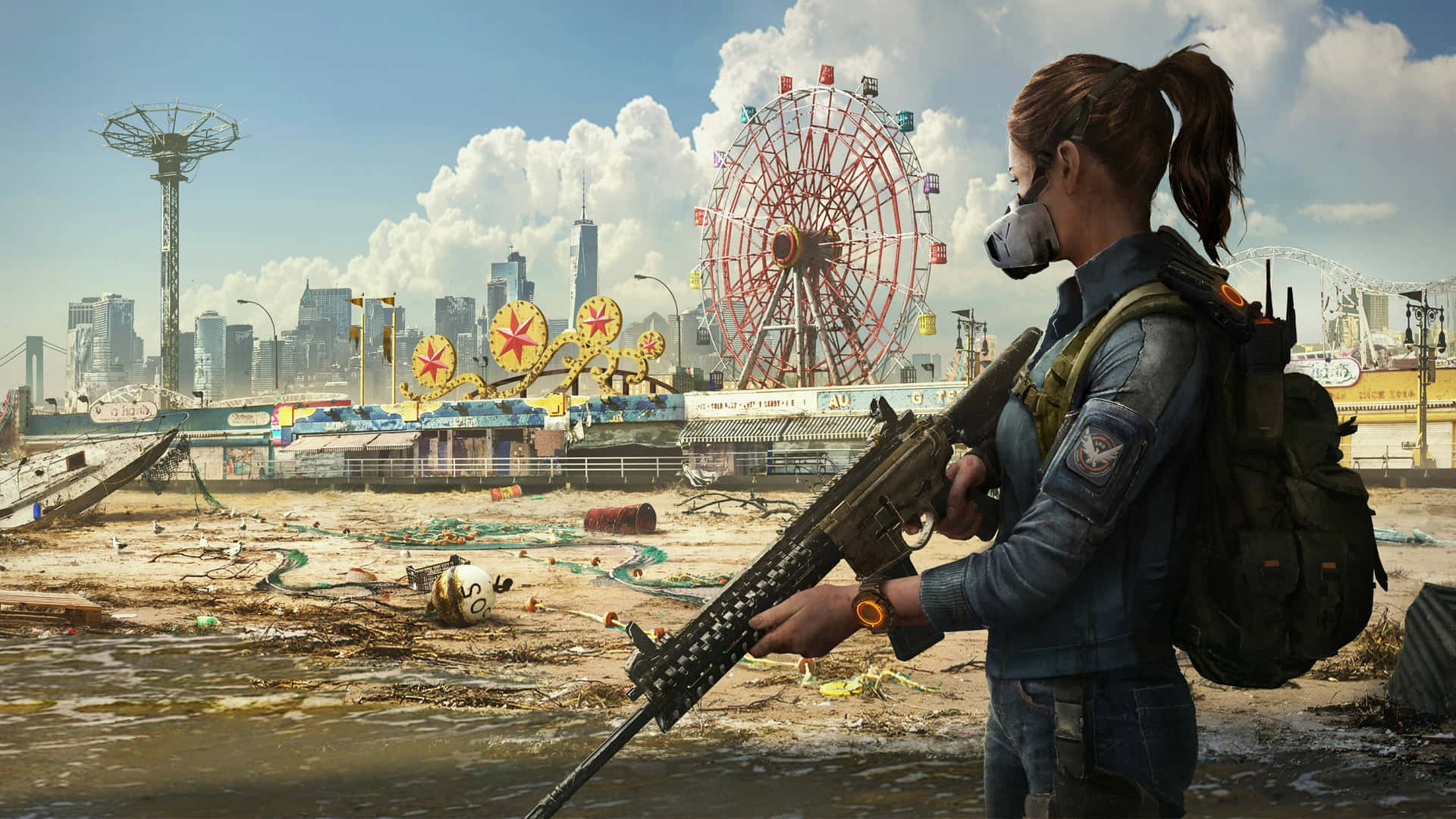 Explore A Corrupt Washington D.c. In The Division 2 In Ultra Hd 4k Background