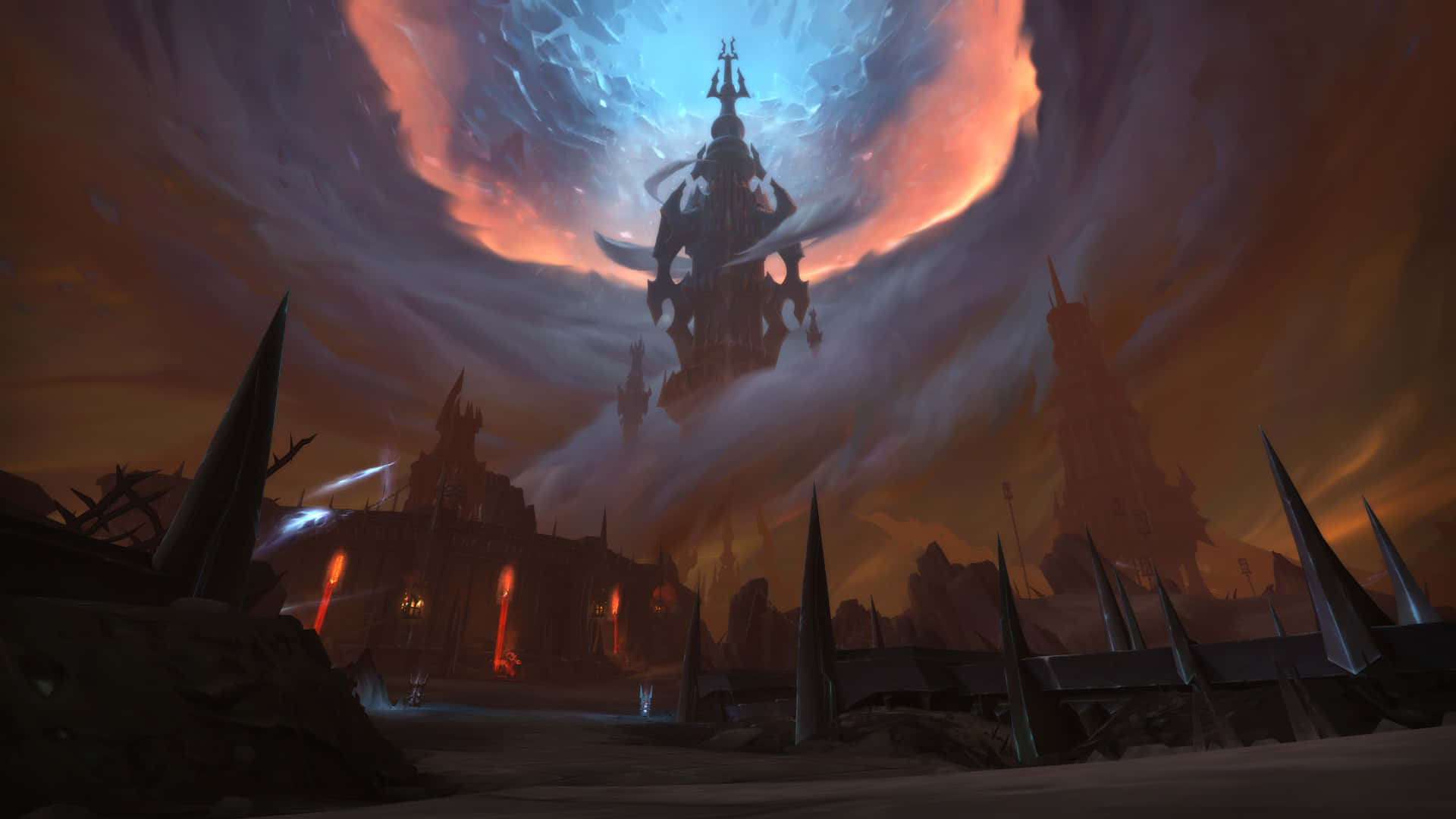 Explore A Dark New World In World Of Warcraft: Shadowlands Background