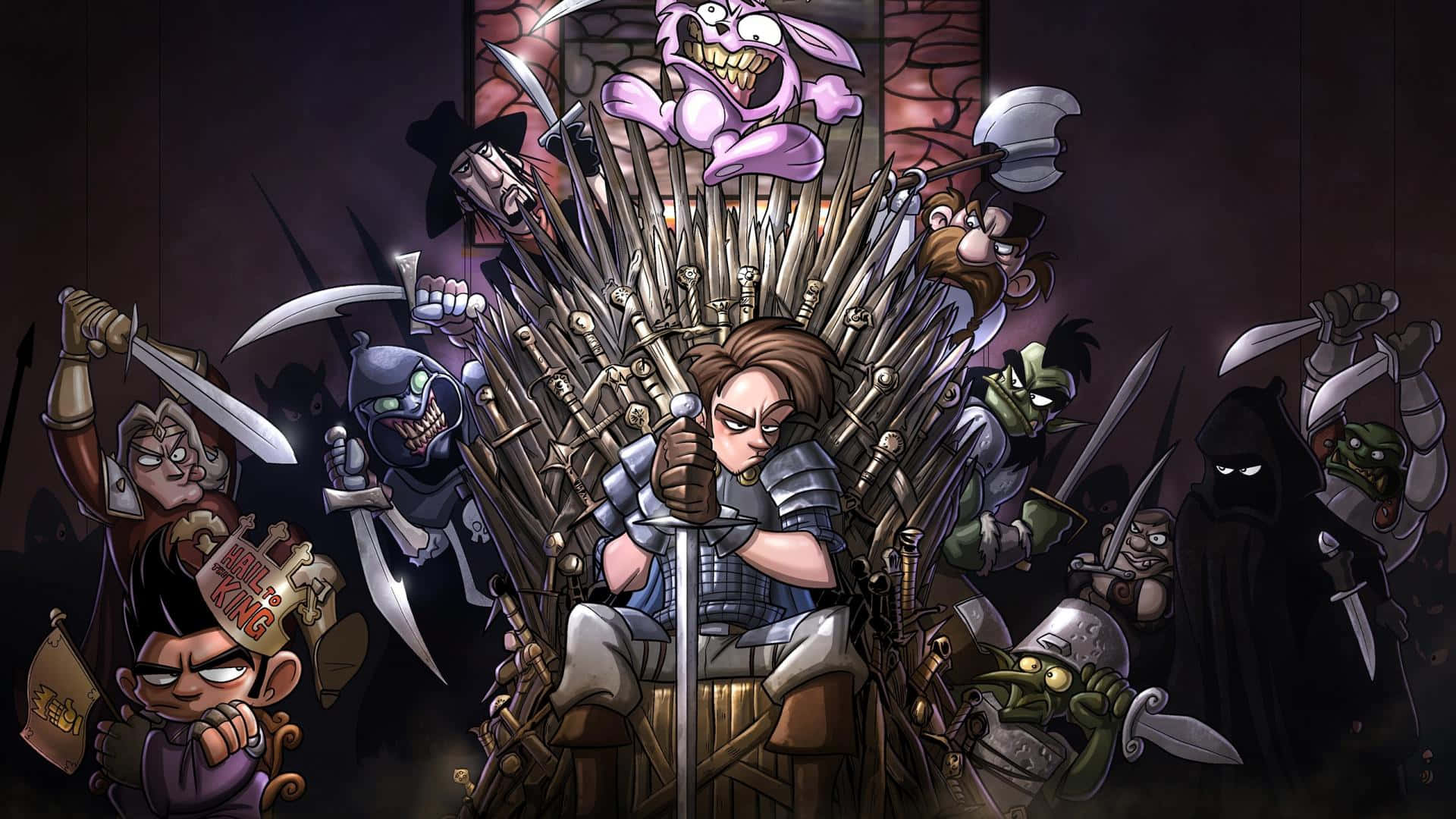 Explore A Digital World Filled With Imagination And Excitement In This Beautiful Game Art. Background